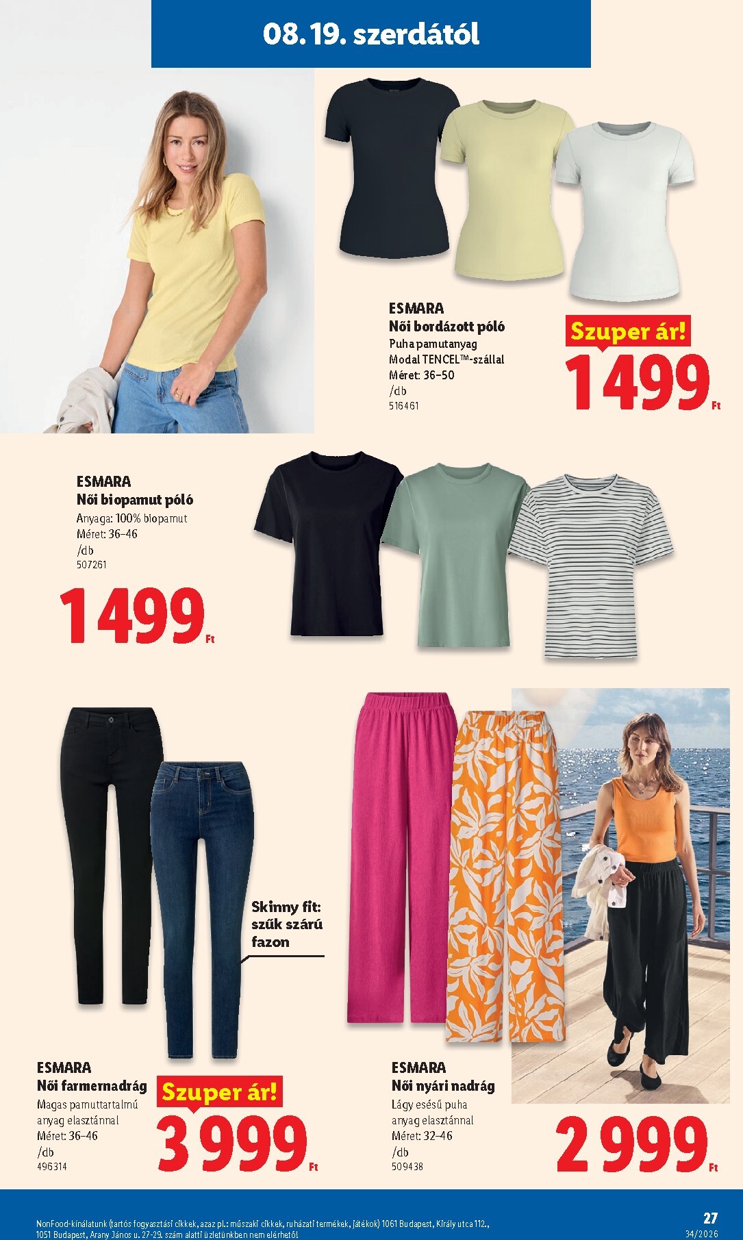 lidl - Lidl hirdetmény a következő hétre szerdától 2026.08.19.-tól szerdától 2026.08.26.-ig - page: 27