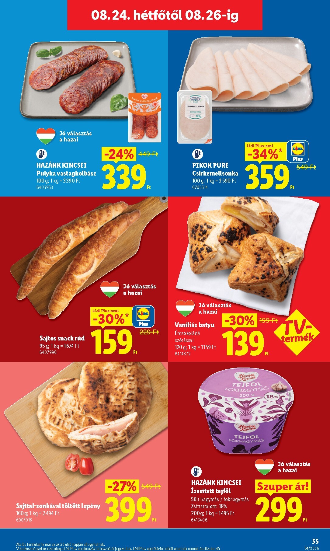 lidl - Lidl hirdetmény a következő hétre szerdától 2026.08.19.-tól szerdától 2026.08.26.-ig - page: 55