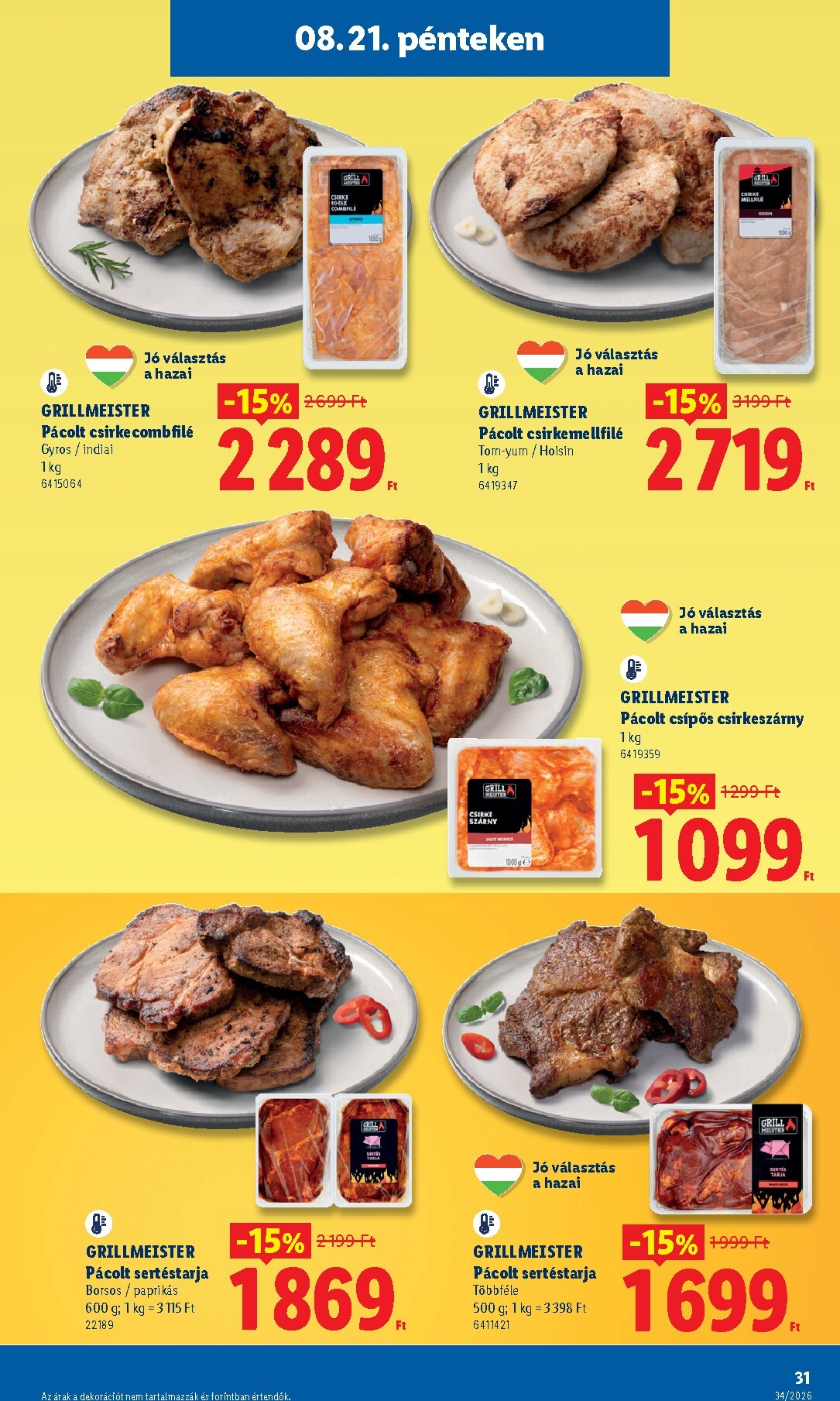 lidl - Lidl hirdetmény a következő hétre szerdától 2026.08.19.-tól szerdától 2026.08.26.-ig - page: 31