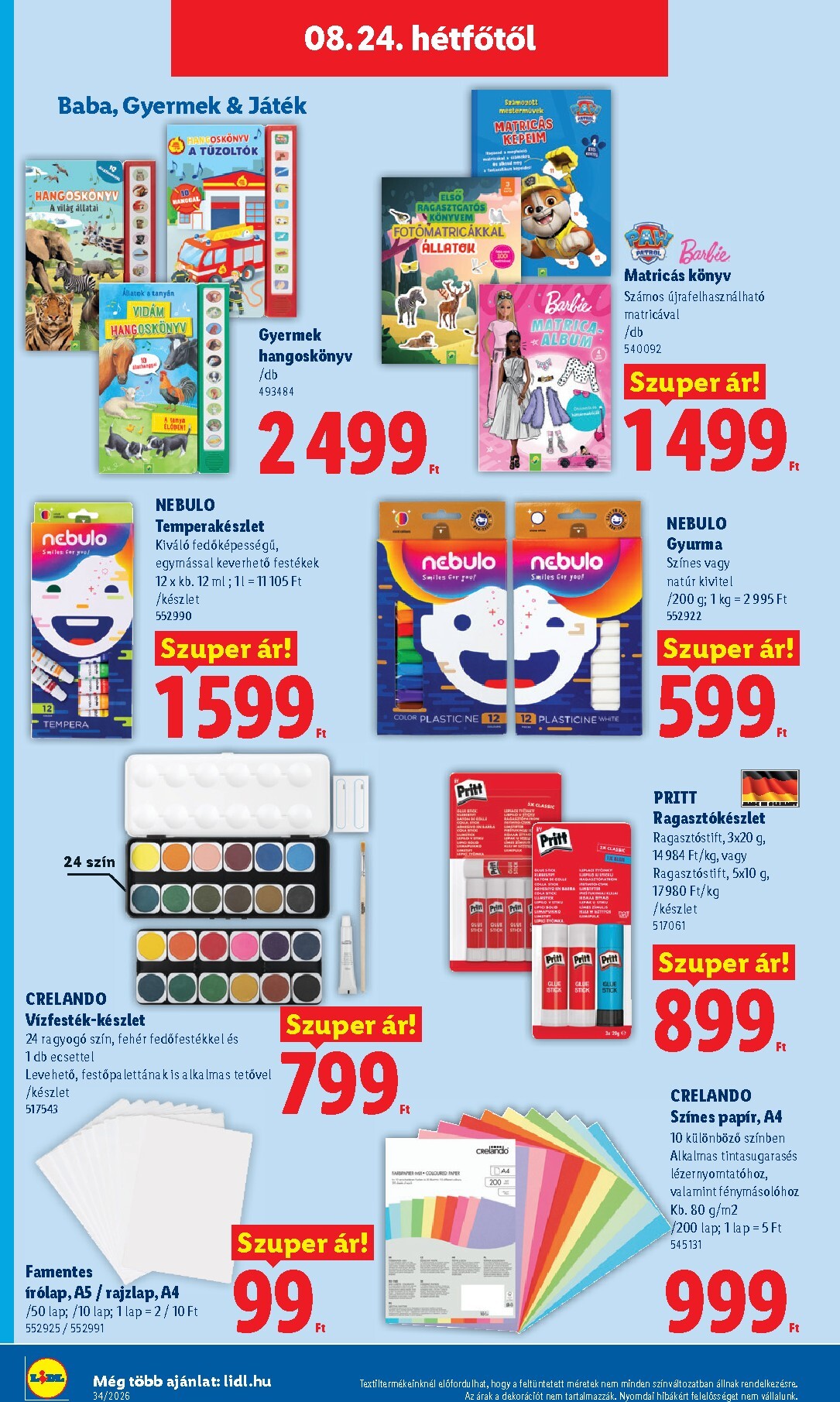lidl - Lidl - Nonfood hirdetmény a következő hétre szerdától 2026.08.19.-tól szerdától 2026.08.26.-ig - page: 20