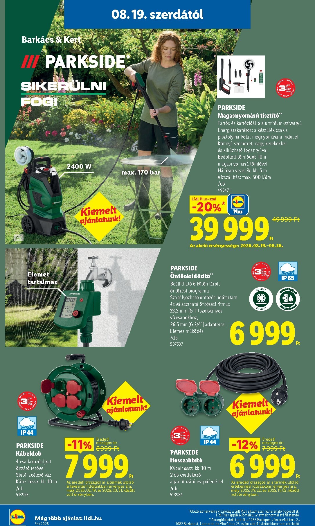 lidl - Lidl - Nonfood hirdetmény a következő hétre szerdától 2026.08.19.-tól szerdától 2026.08.26.-ig - page: 6