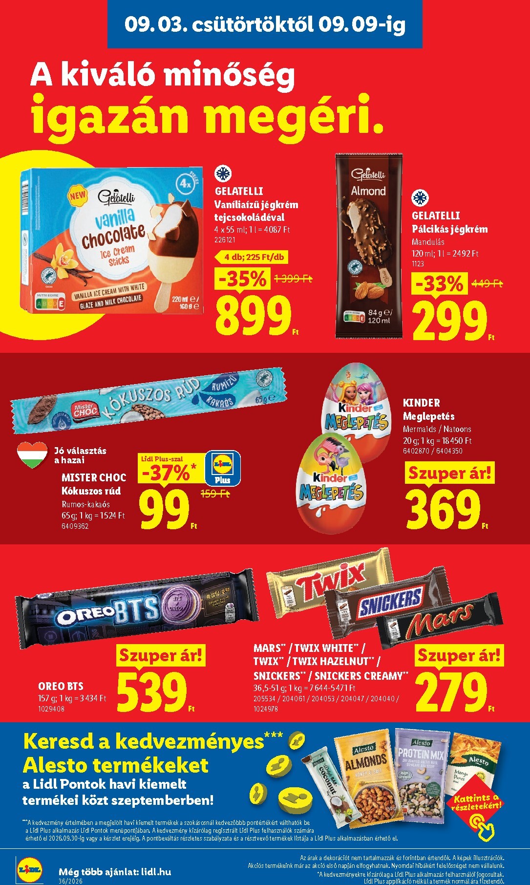 lidl - Lidl hirdetmény a következő hétre csütörtöktől 2026.09.03.-tól szerdától 2026.09.09.-ig - page: 10
