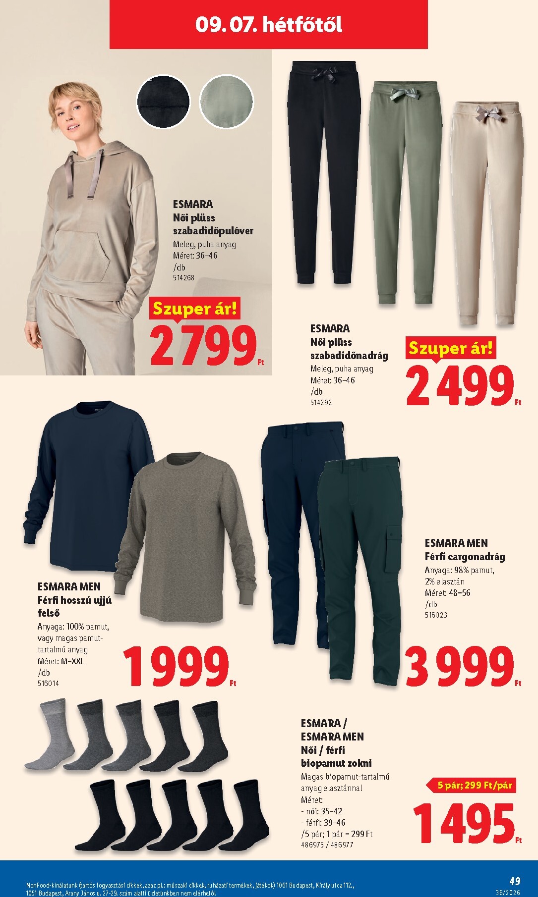 lidl - Lidl hirdetmény a következő hétre csütörtöktől 2026.09.03.-tól szerdától 2026.09.09.-ig - page: 49