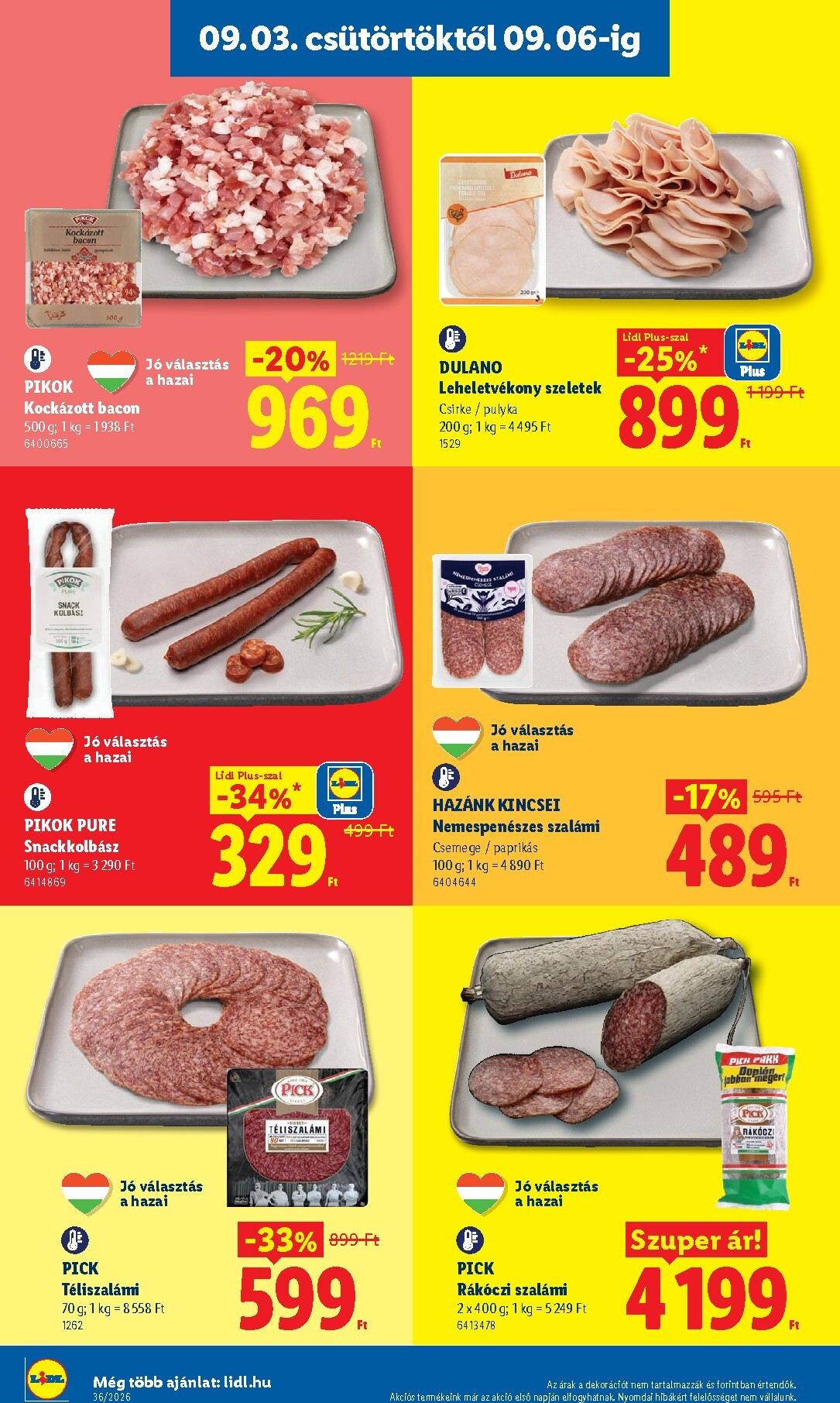lidl - Lidl hirdetmény a következő hétre csütörtöktől 2026.09.03.-tól szerdától 2026.09.09.-ig - page: 6