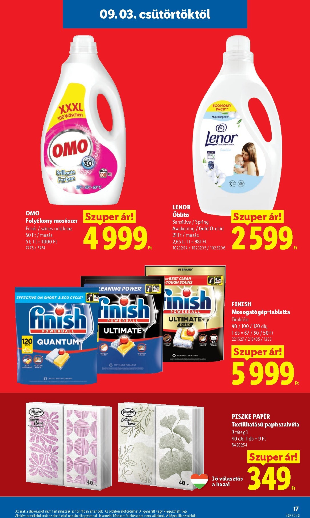 lidl - Lidl hirdetmény a következő hétre csütörtöktől 2026.09.03.-tól szerdától 2026.09.09.-ig - page: 17