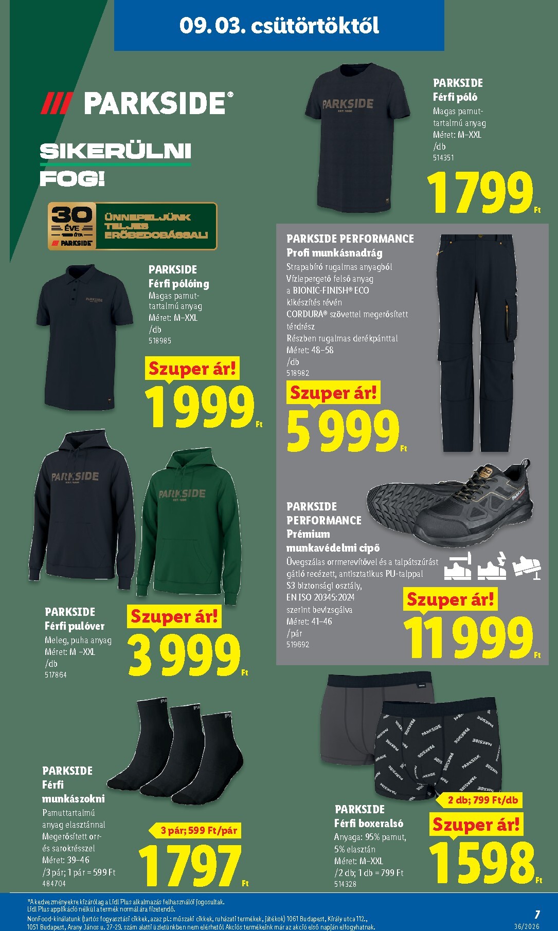 lidl - Lidl - Nonfood hirdetmény a következő hétre csütörtöktől 2026.09.03.-tól szerdától 2026.09.09.-ig - page: 5