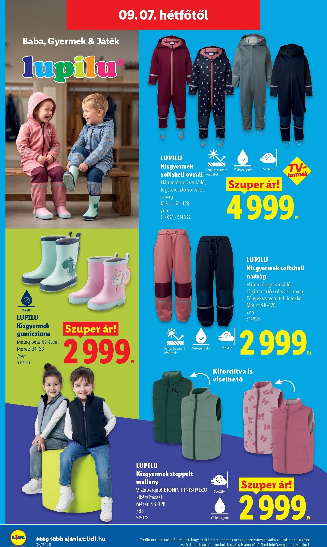 lidl - Lidl - Nonfood hirdetmény a következő hétre csütörtöktől 2026.09.03.-tól szerdától 2026.09.09.-ig - page: 14