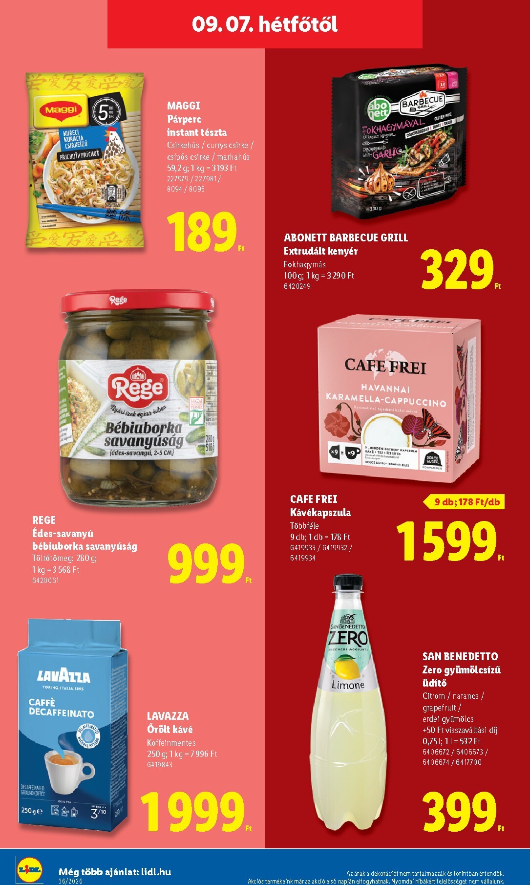lidl - Aktuális Lidl szórólap érvényes csütörtöktől 2026.09.03.-től szerdától 2026.09.09.-ig - page: 66