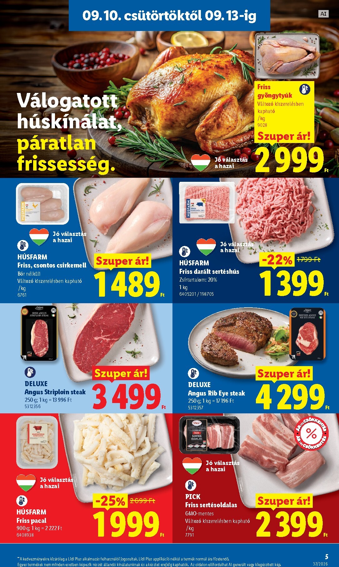 lidl - Lidl hirdetmény a következő hétre csütörtöktől 2026.09.10.-tól szerdától 2026.09.16.-ig - page: 5