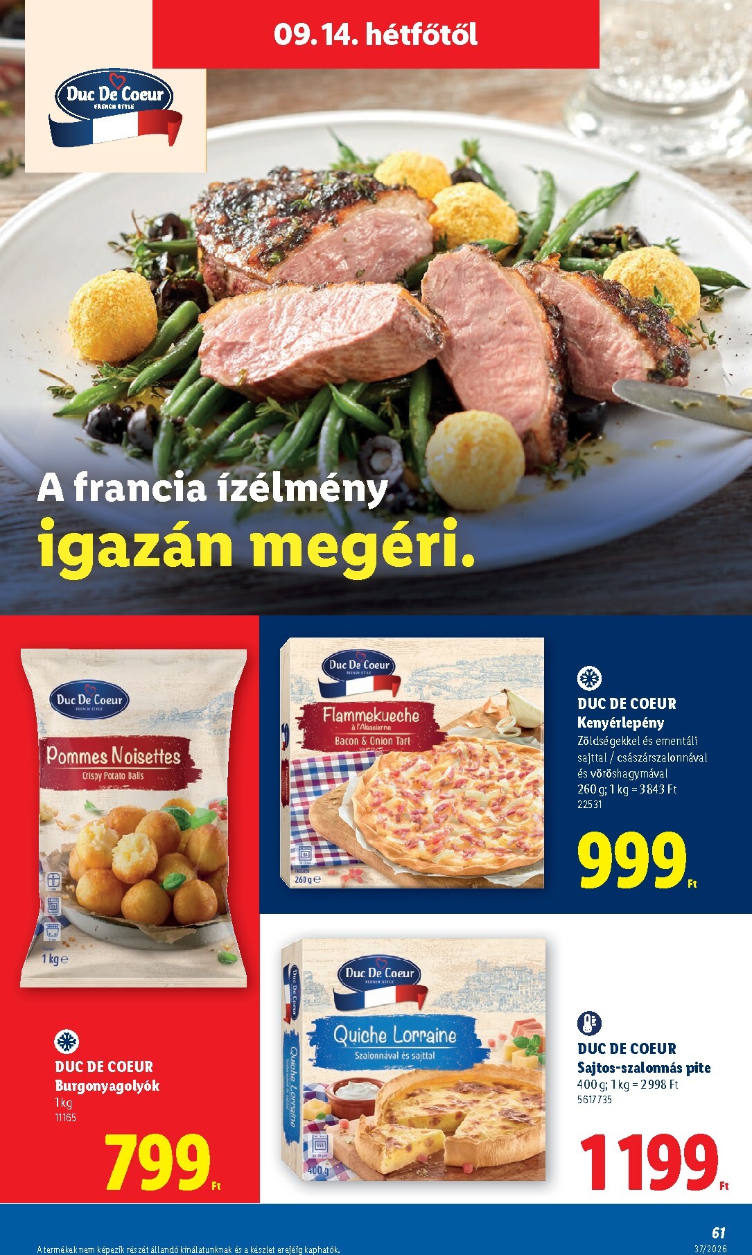 lidl - Lidl hirdetmény a következő hétre csütörtöktől 2026.09.10.-tól szerdától 2026.09.16.-ig - page: 61
