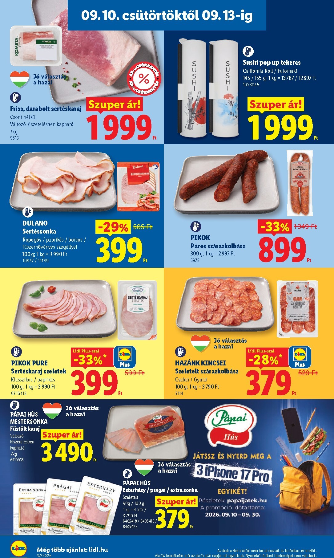 lidl - Aktuális Lidl szórólap érvényes csütörtöktől 2026.09.10.-től szerdától 2026.09.16.-ig - page: 6