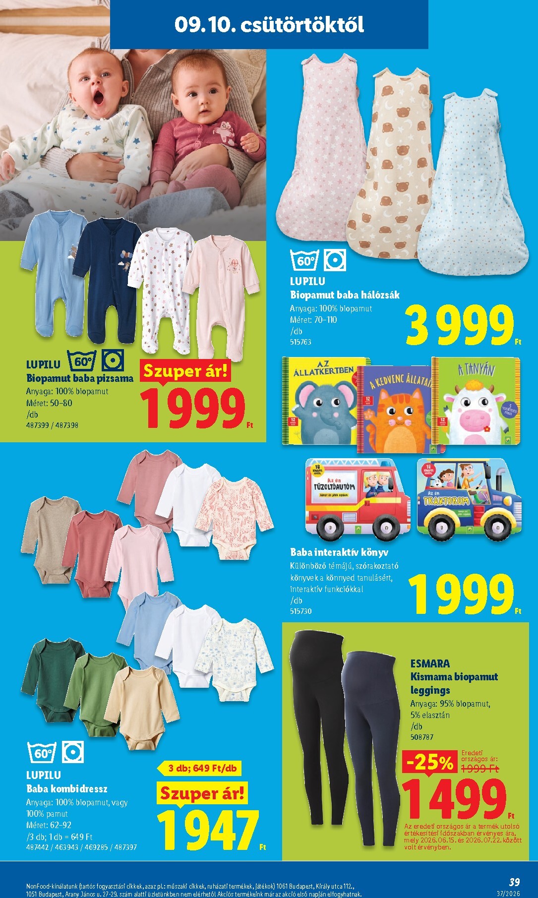 lidl - Aktuális Lidl szórólap érvényes csütörtöktől 2026.09.10.-től szerdától 2026.09.16.-ig - page: 39