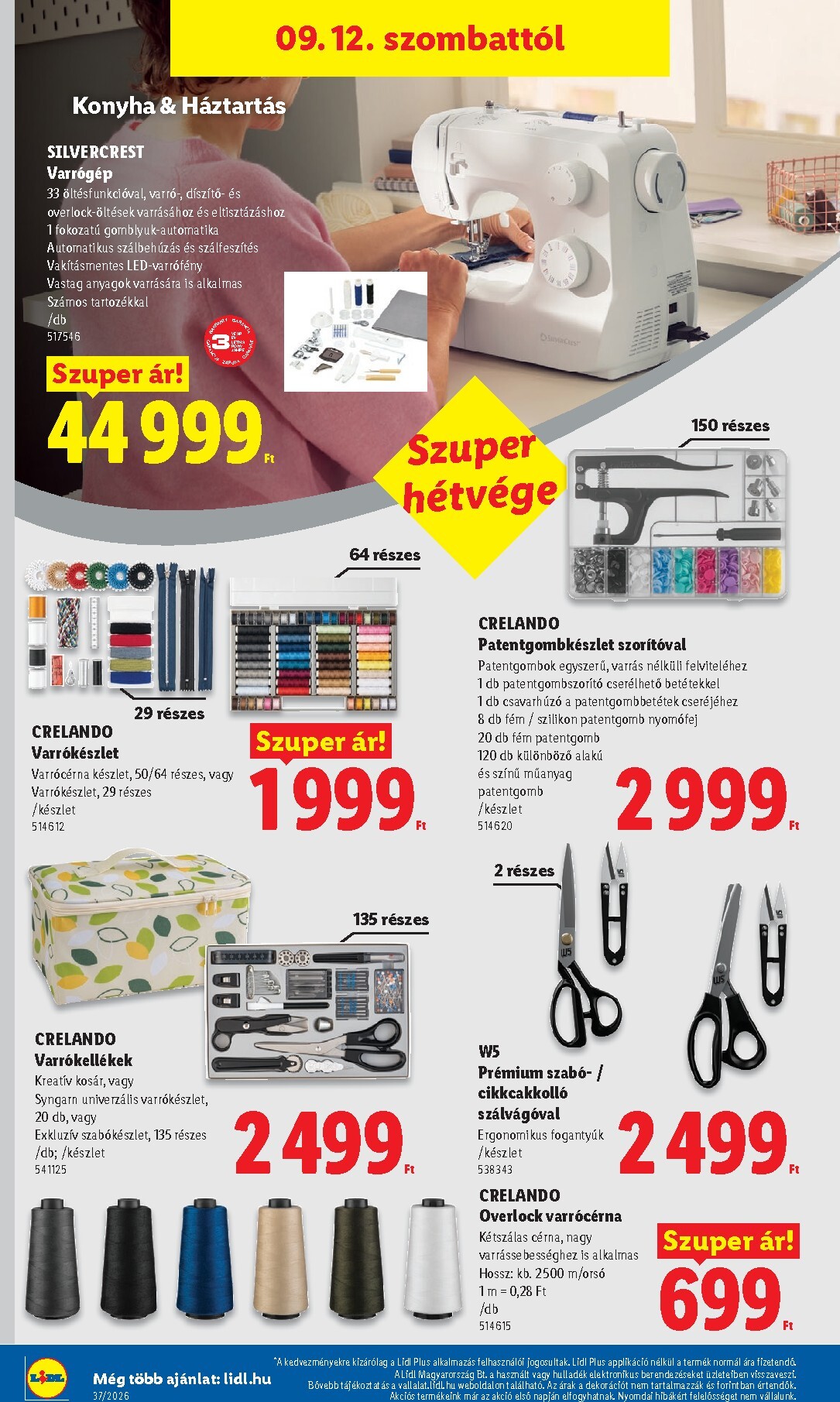 lidl - Aktuális Lidl szórólap érvényes csütörtöktől 2026.09.10.-től szerdától 2026.09.16.-ig - page: 46