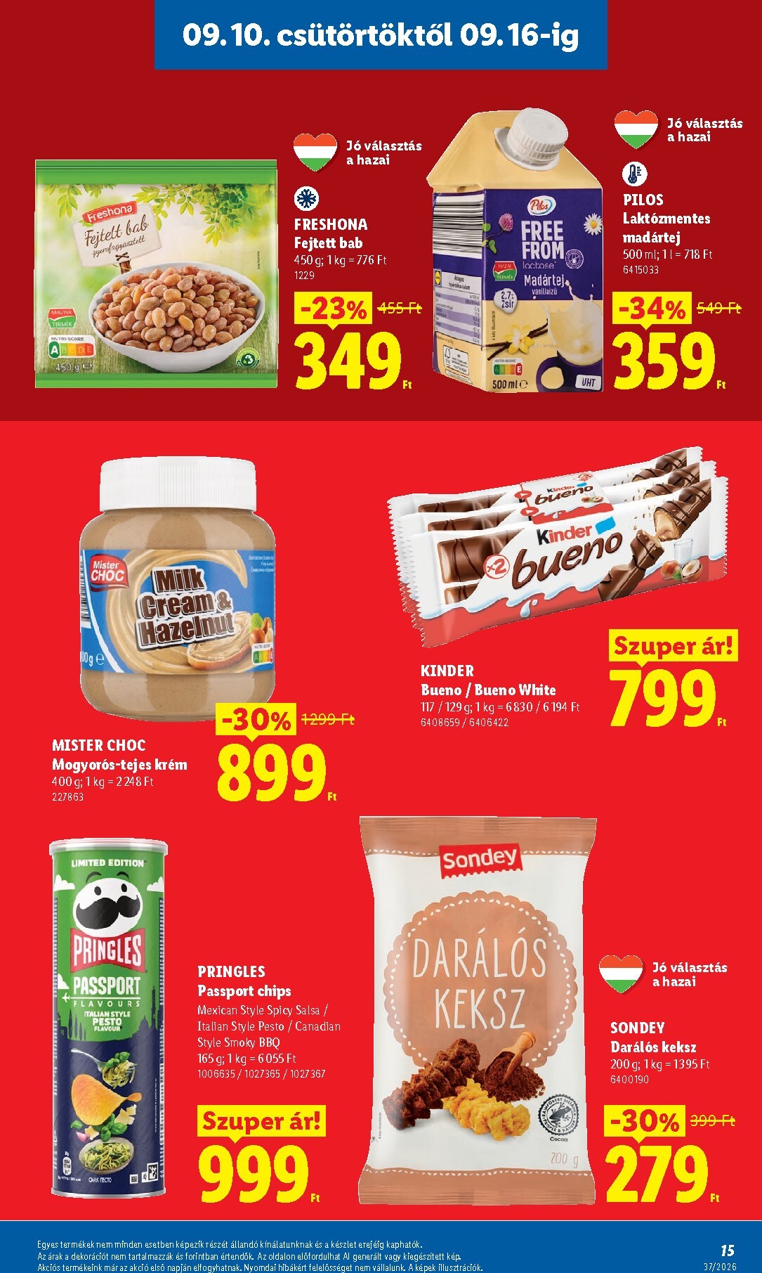 lidl - Aktuális Lidl szórólap érvényes csütörtöktől 2026.09.10.-től szerdától 2026.09.16.-ig - page: 15