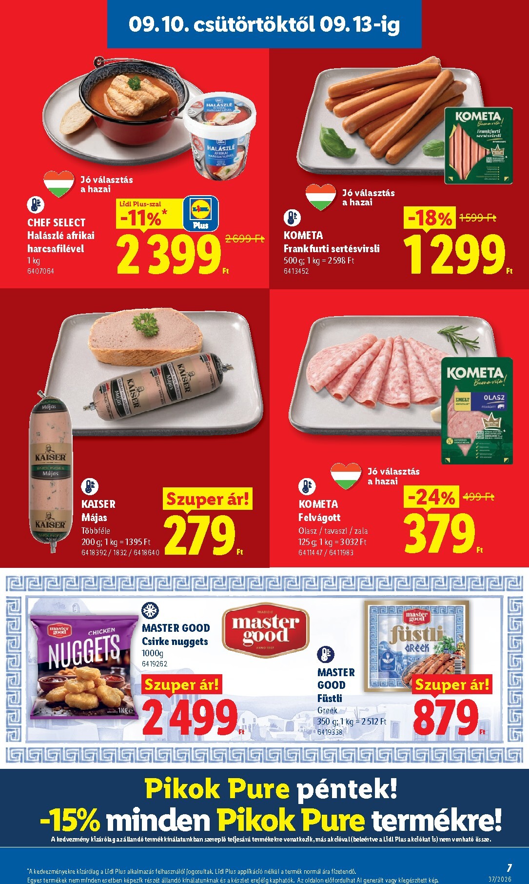 lidl - Aktuális Lidl szórólap érvényes csütörtöktől 2026.09.10.-től szerdától 2026.09.16.-ig - page: 7