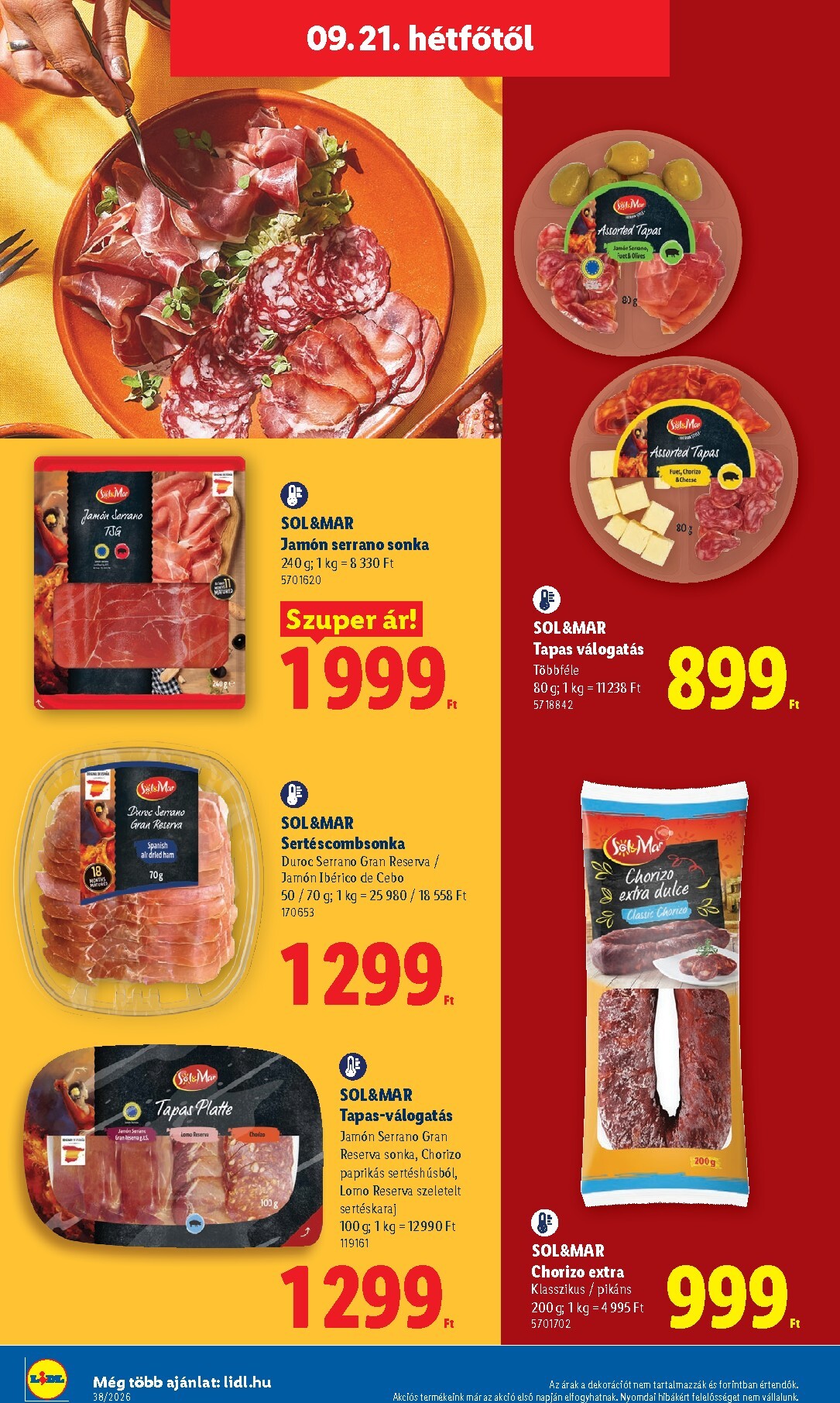 lidl - Lidl hirdetmény a következő hétre csütörtöktől 2026.09.17.-tól szerdától 2026.09.23.-ig - page: 62