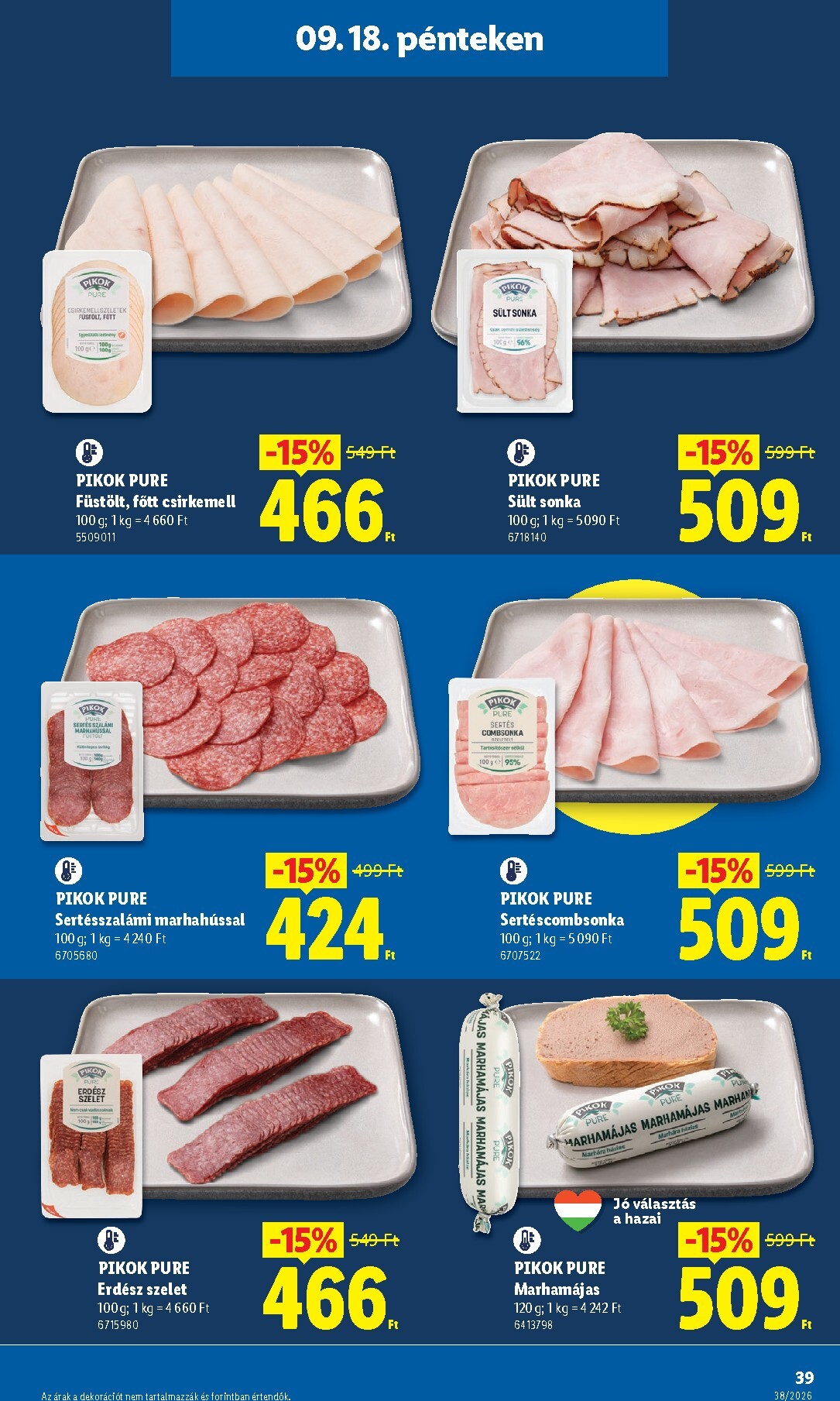 lidl - Lidl hirdetmény a következő hétre csütörtöktől 2026.09.17.-tól szerdától 2026.09.23.-ig - page: 39
