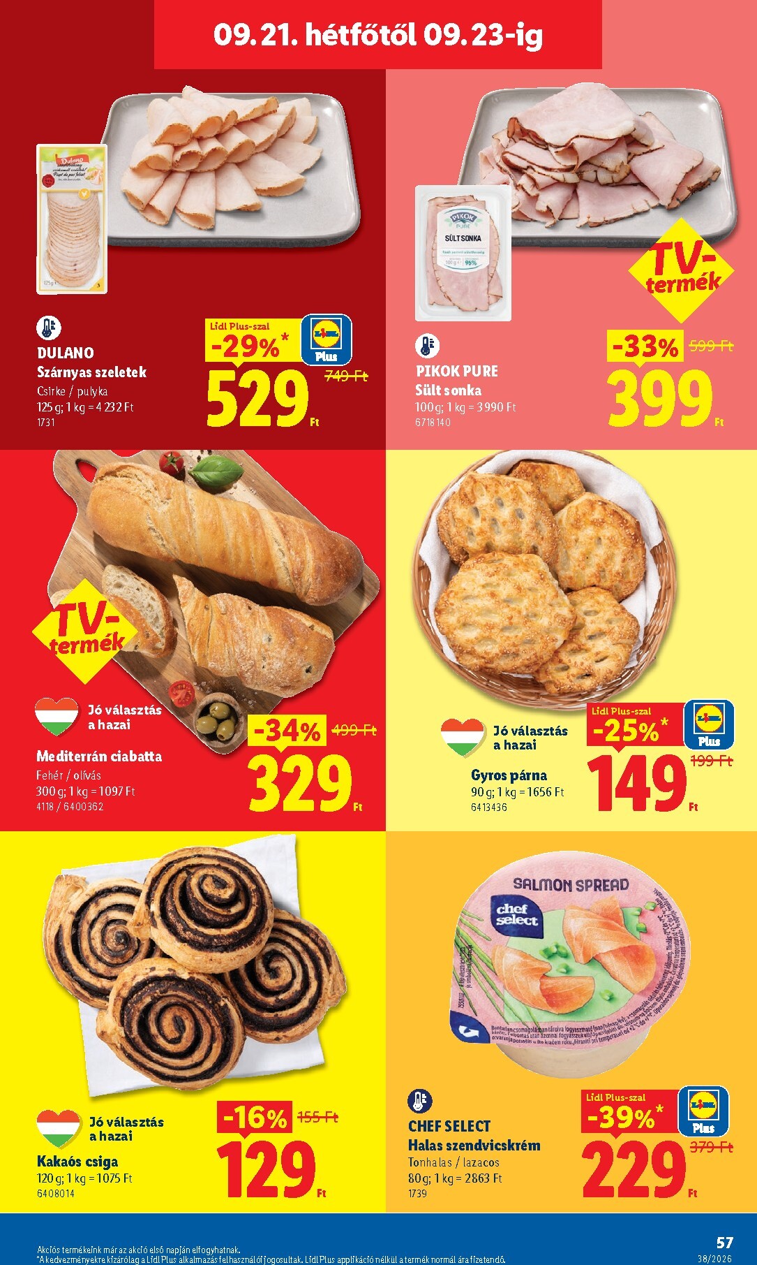 lidl - Lidl hirdetmény a következő hétre csütörtöktől 2026.09.17.-tól szerdától 2026.09.23.-ig - page: 57