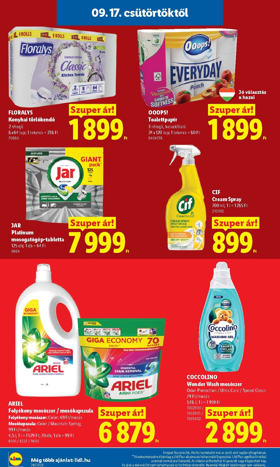 lidl - Lidl hirdetmény a következő hétre csütörtöktől 2026.09.17.-tól szerdától 2026.09.23.-ig - page: 20