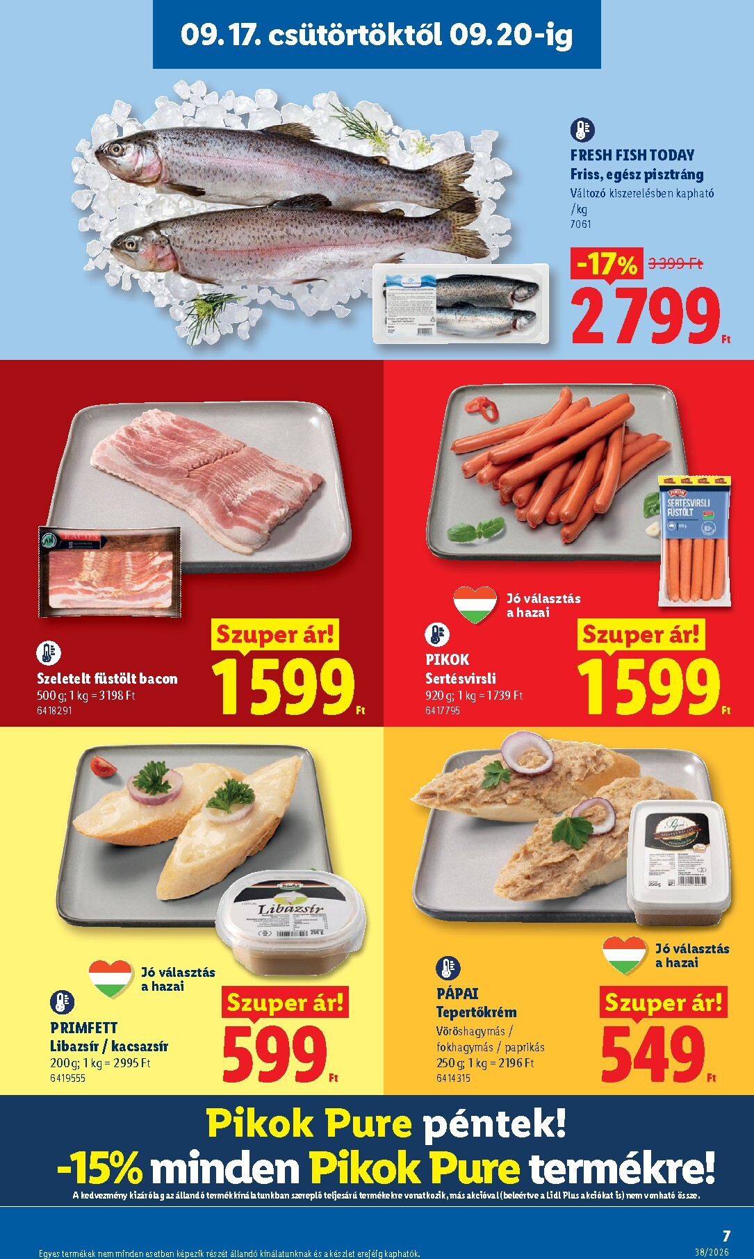lidl - A jövőbeli Lidl akciós újság csütörtöktől 2026.09.17.-tól szerdától 2026.09.23.-ig érvényes. - page: 7