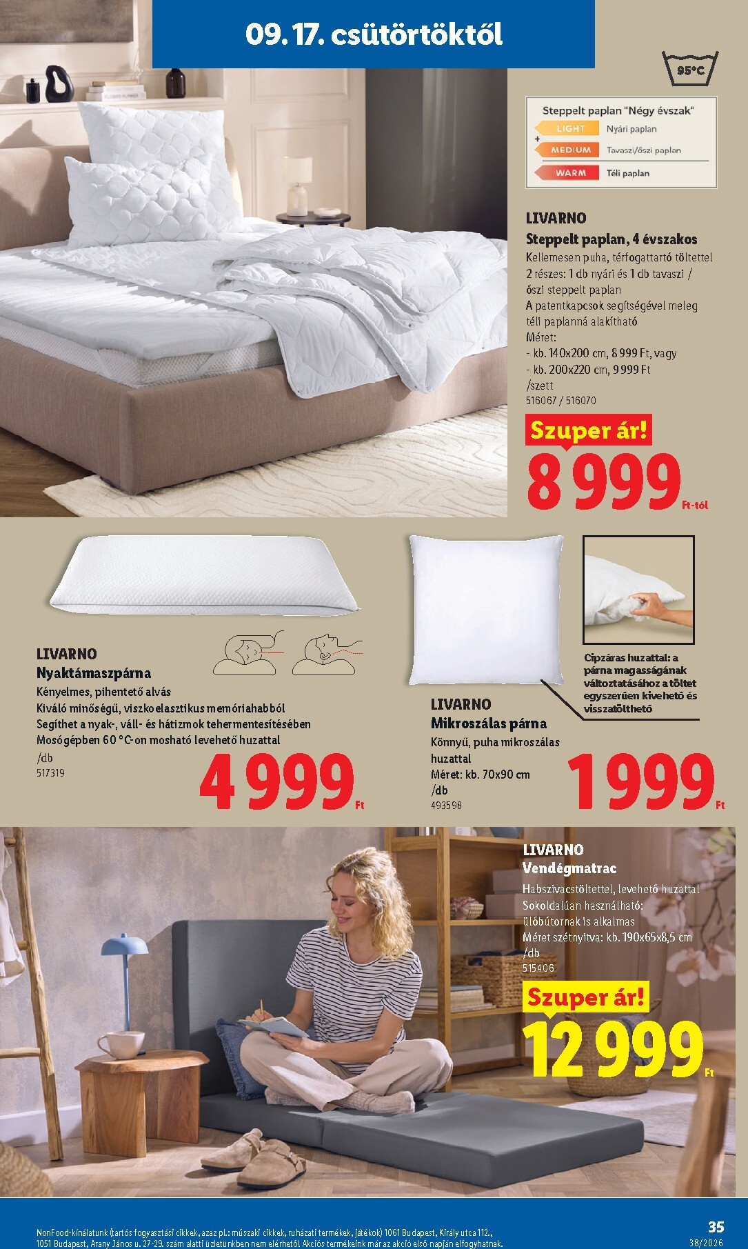 lidl - A jövőbeli Lidl akciós újság csütörtöktől 2026.09.17.-tól szerdától 2026.09.23.-ig érvényes. - page: 35