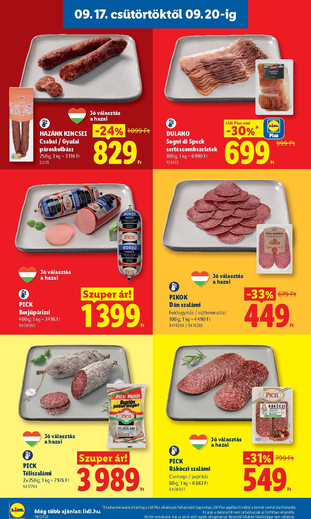 lidl - A jövőbeli Lidl akciós újság csütörtöktől 2026.09.17.-tól szerdától 2026.09.23.-ig érvényes. - page: 8