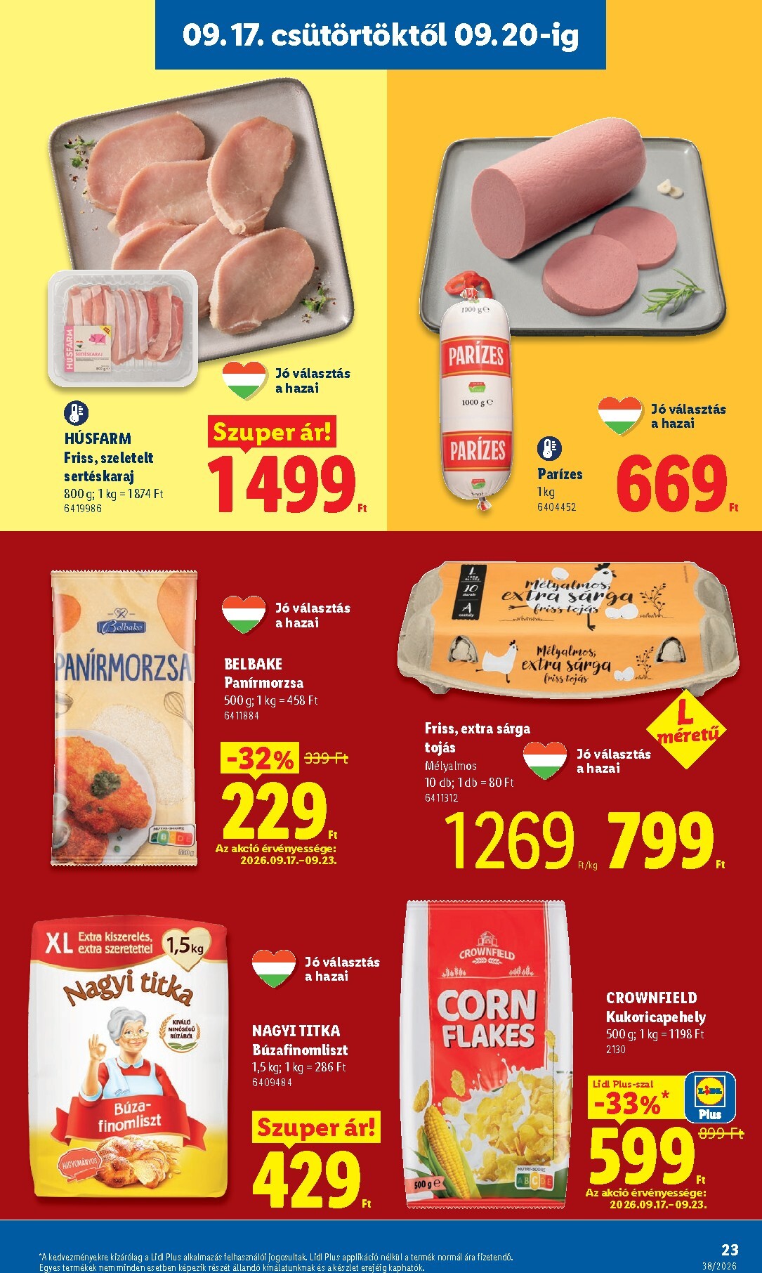 lidl - Aktuális Lidl szórólap érvényes csütörtöktől 2026.09.17.-től szerdától 2026.09.23.-ig - page: 23