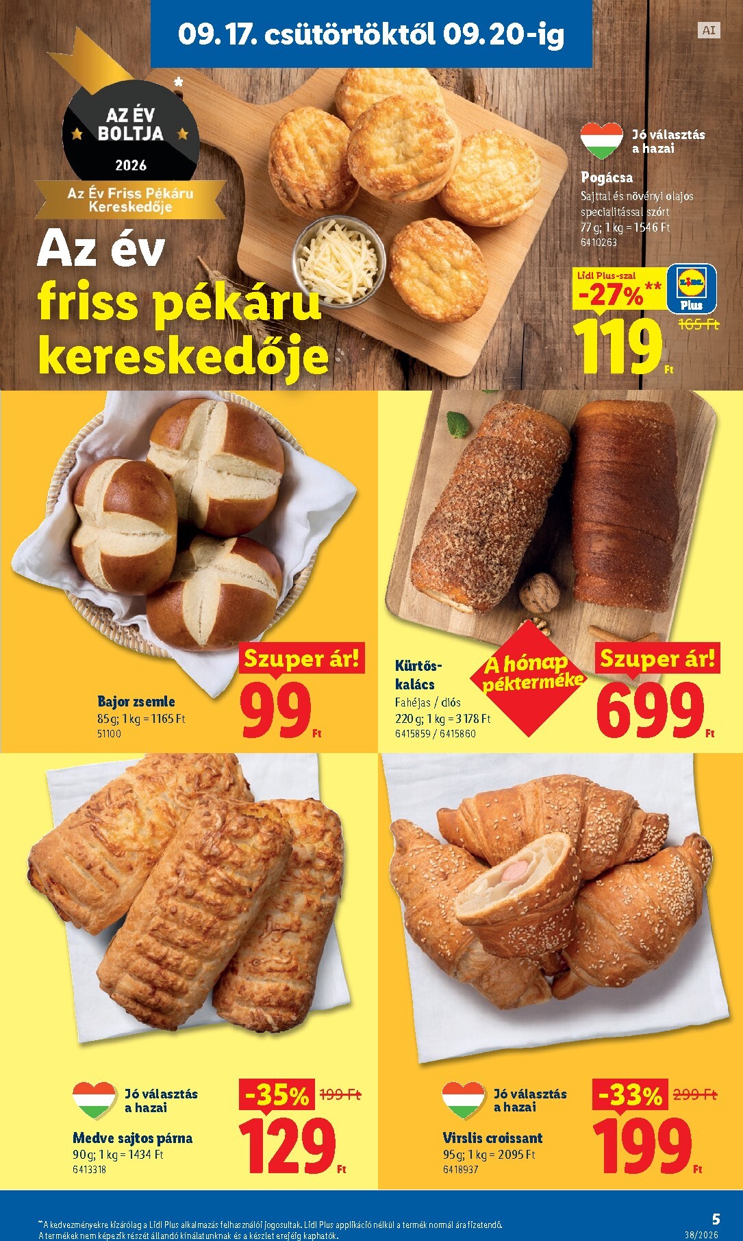 lidl - Aktuális Lidl szórólap érvényes csütörtöktől 2026.09.17.-től szerdától 2026.09.23.-ig - page: 5