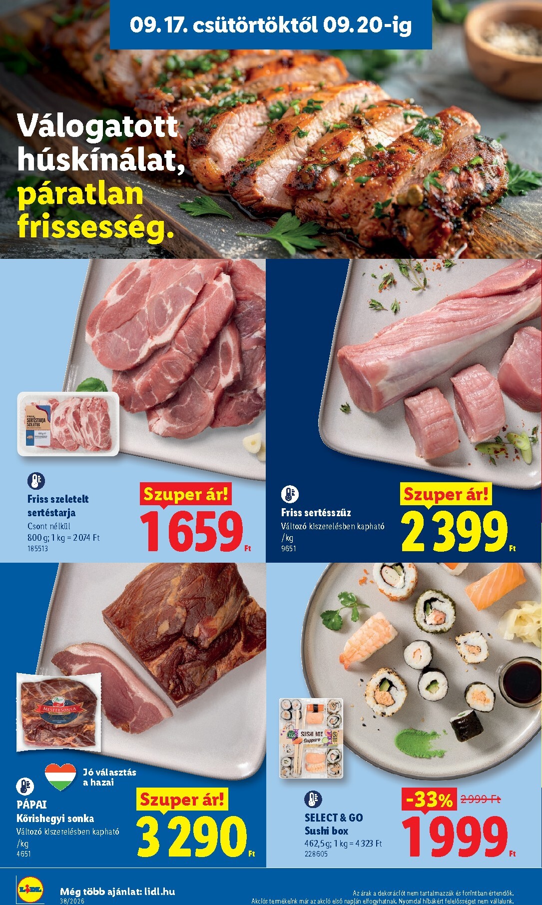 lidl - Aktuális Lidl szórólap érvényes csütörtöktől 2026.09.17.-től szerdától 2026.09.23.-ig - page: 6
