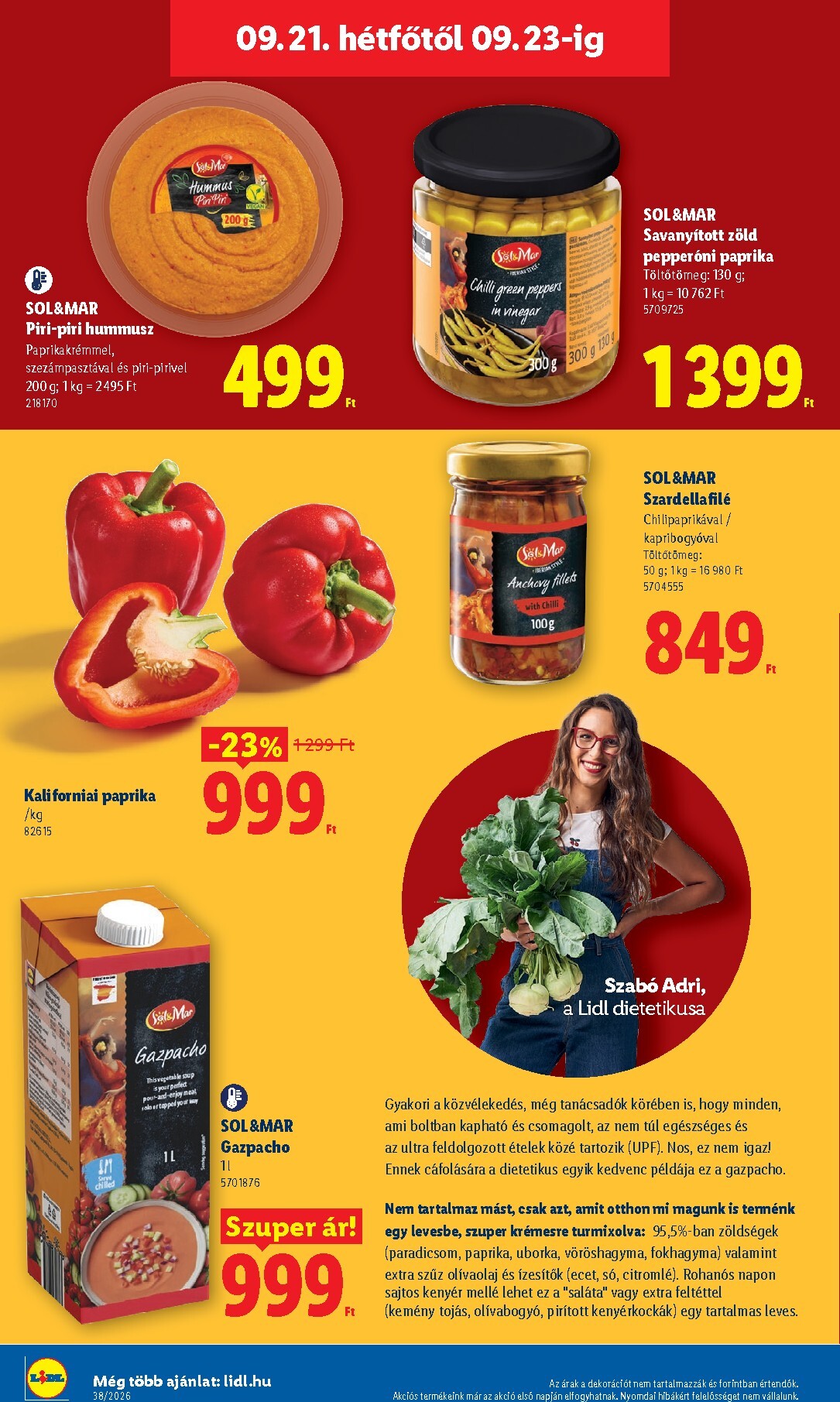 lidl - Aktuális Lidl szórólap érvényes csütörtöktől 2026.09.17.-től szerdától 2026.09.23.-ig - page: 64