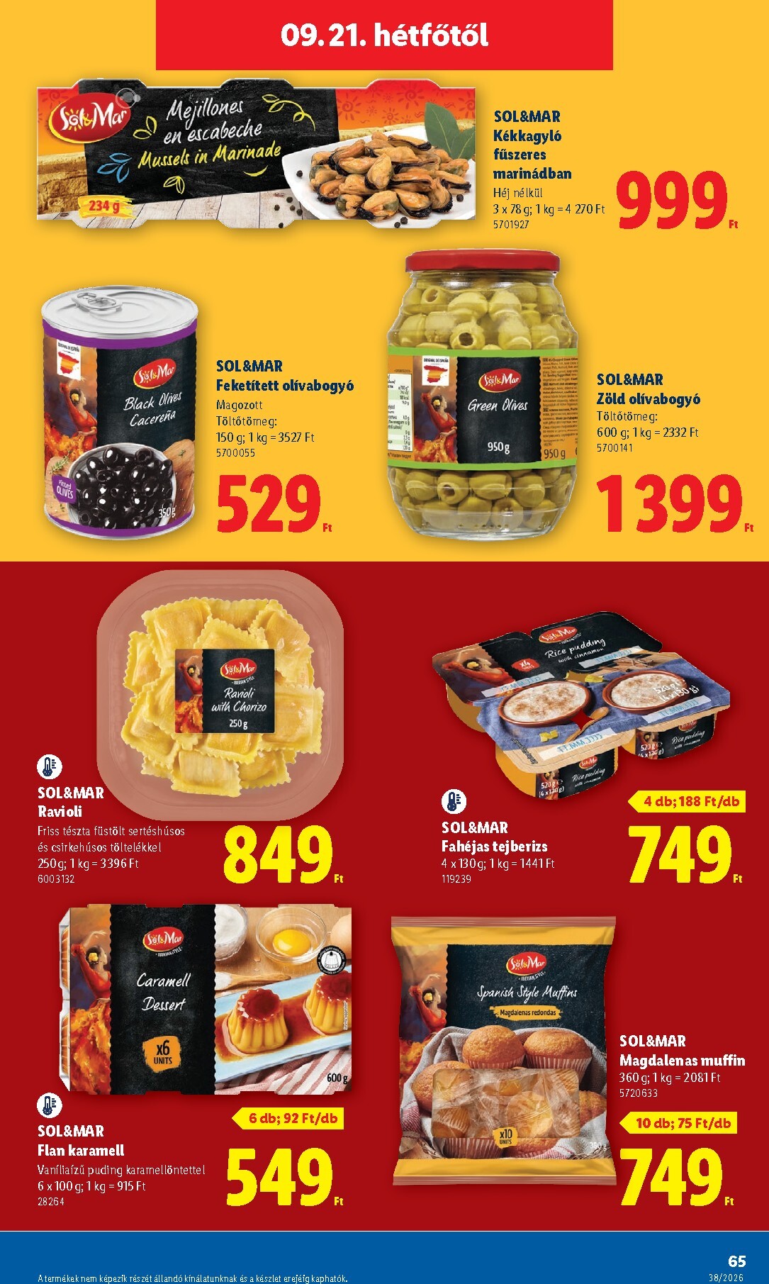 lidl - Aktuális Lidl szórólap érvényes csütörtöktől 2026.09.17.-től szerdától 2026.09.23.-ig - page: 65
