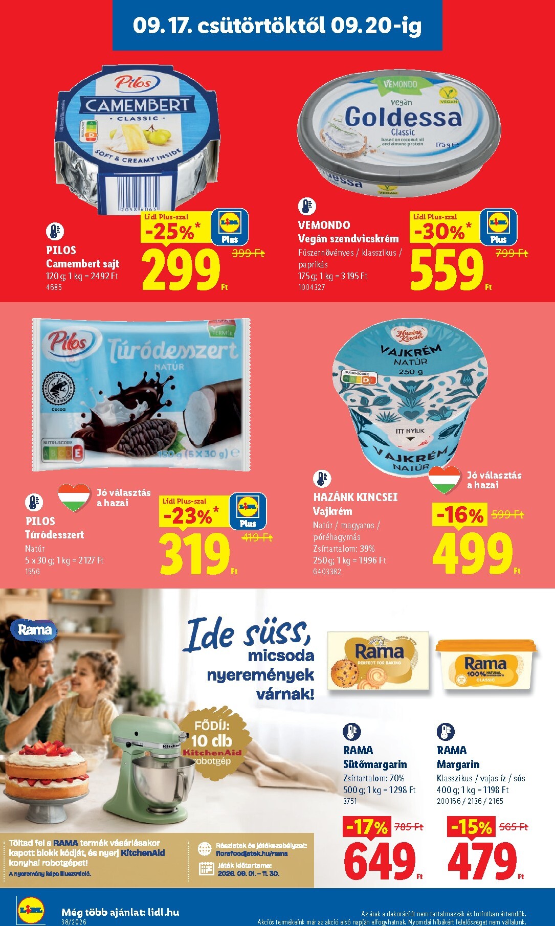 lidl - Aktuális Lidl szórólap érvényes csütörtöktől 2026.09.17.-től szerdától 2026.09.23.-ig - page: 10