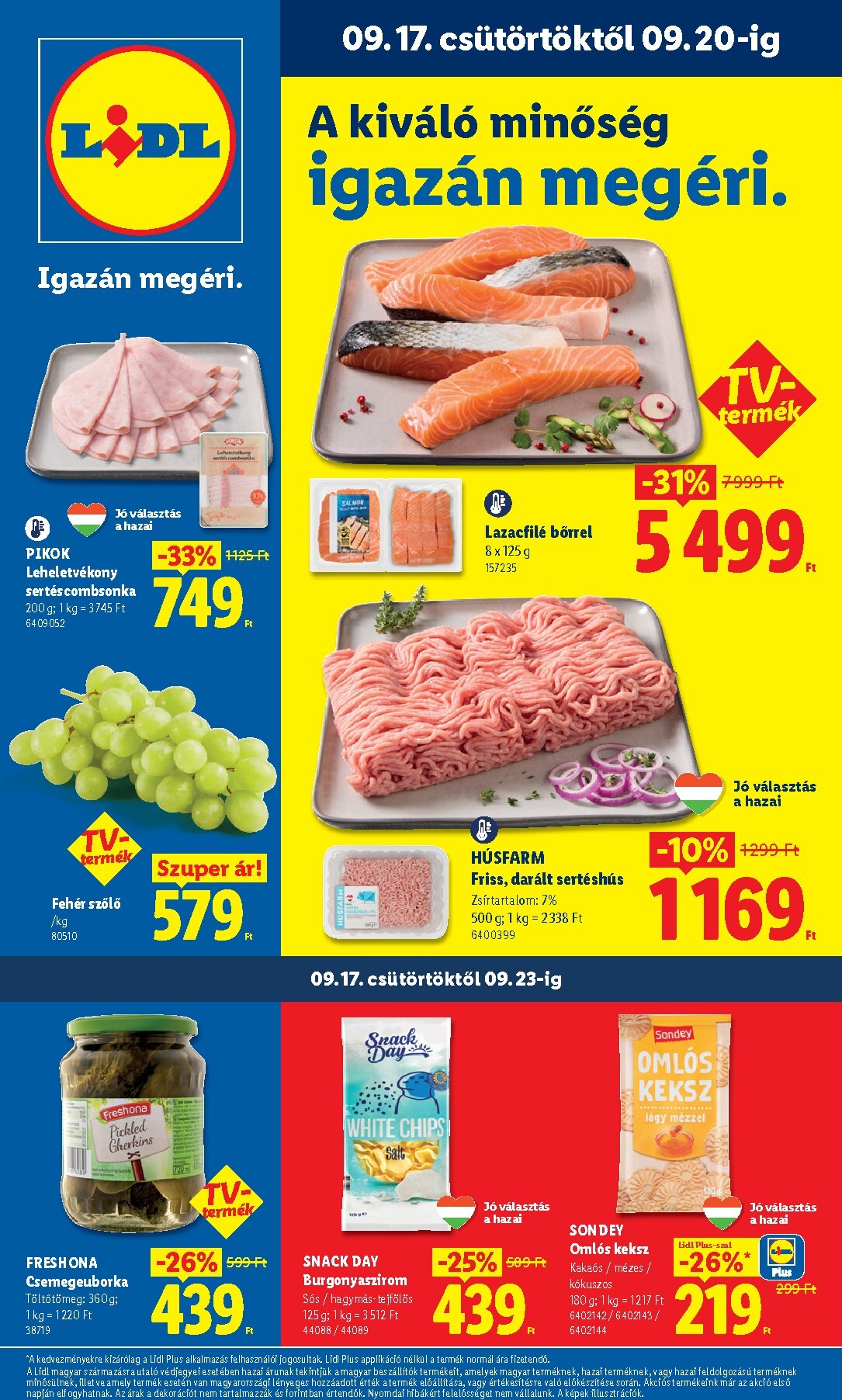 lidl - Aktuális Lidl szórólap érvényes csütörtöktől 2026.09.17.-től szerdától 2026.09.23.-ig