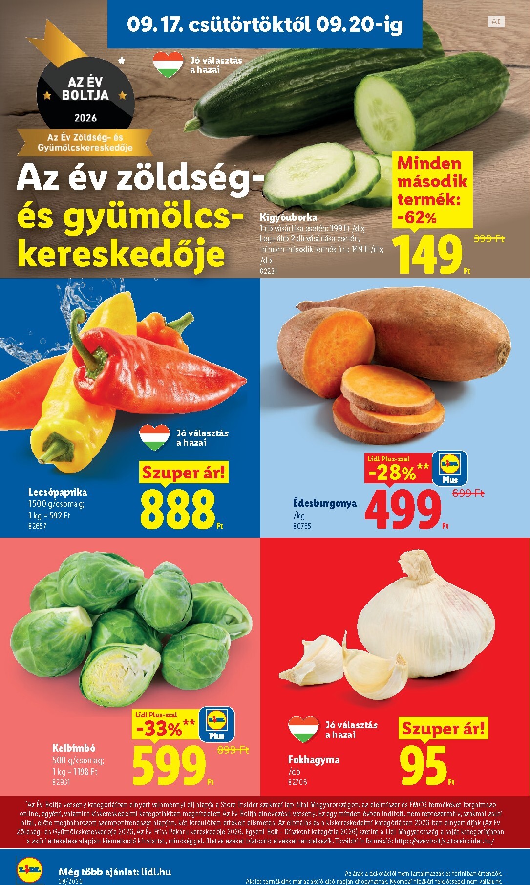 lidl - Aktuális Lidl szórólap érvényes csütörtöktől 2026.09.17.-től szerdától 2026.09.23.-ig - page: 4