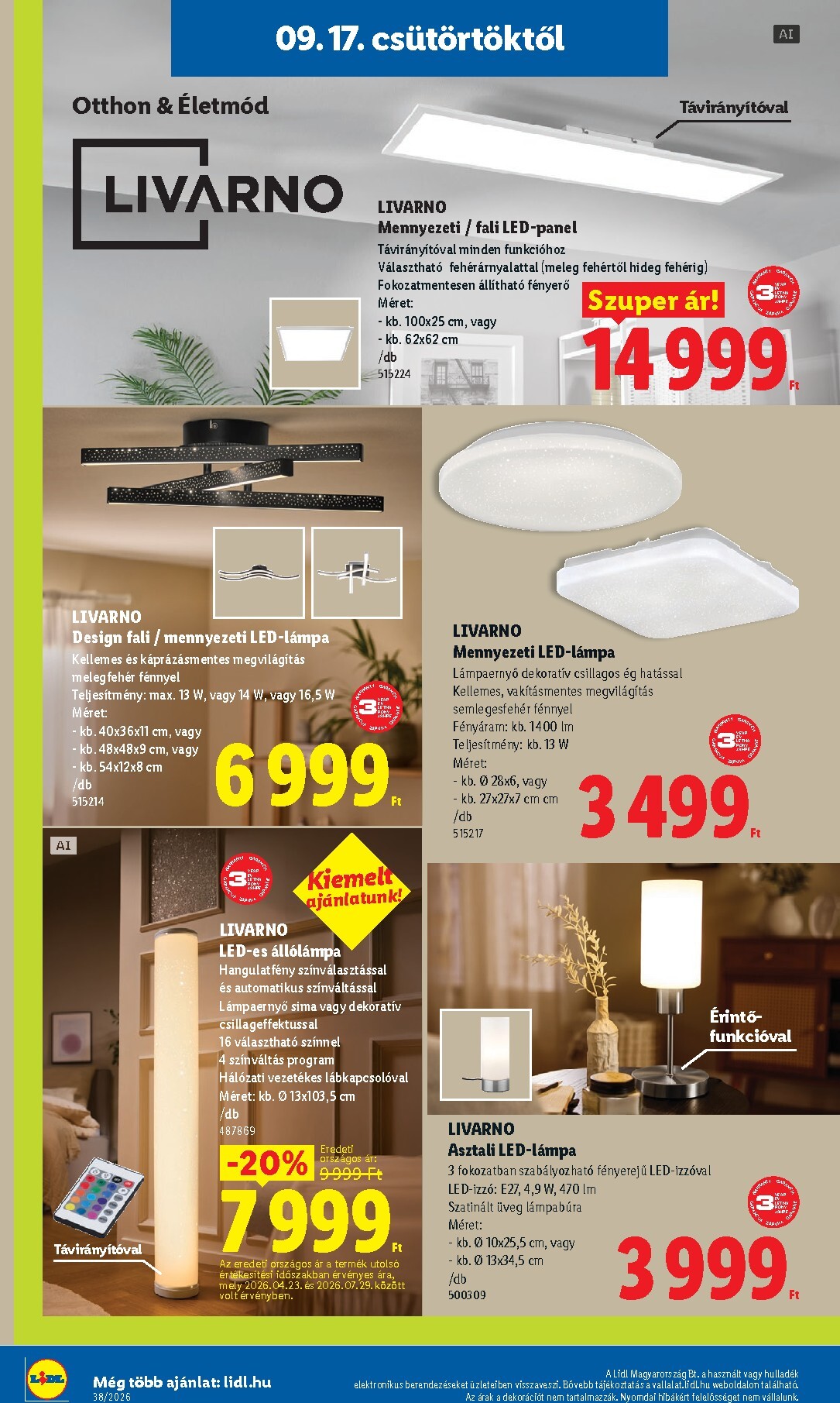 lidl - Aktuális Lidl szórólap érvényes csütörtöktől 2026.09.17.-től szerdától 2026.09.23.-ig - page: 36