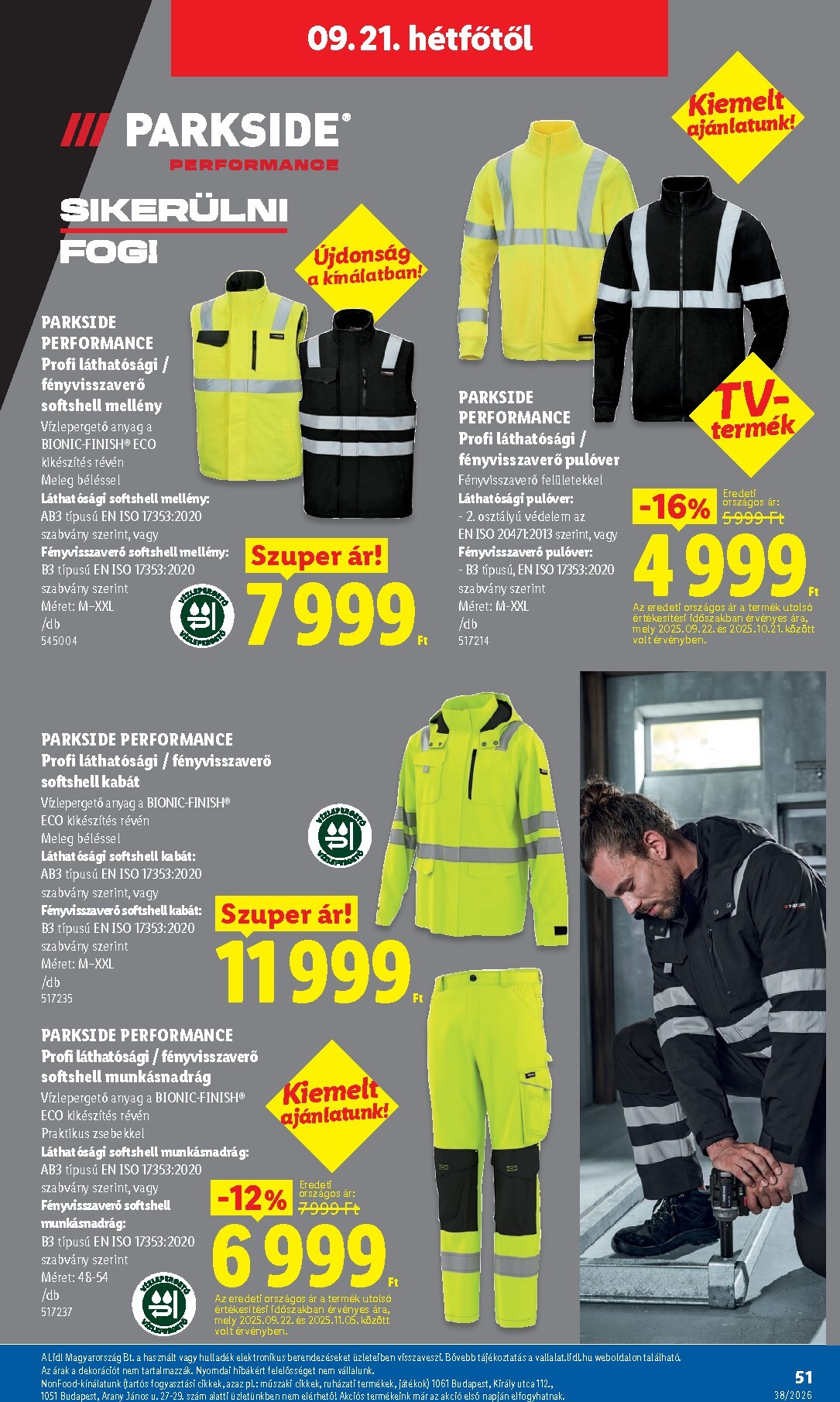 lidl - Aktuális Lidl szórólap érvényes csütörtöktől 2026.09.17.-től szerdától 2026.09.23.-ig - page: 51