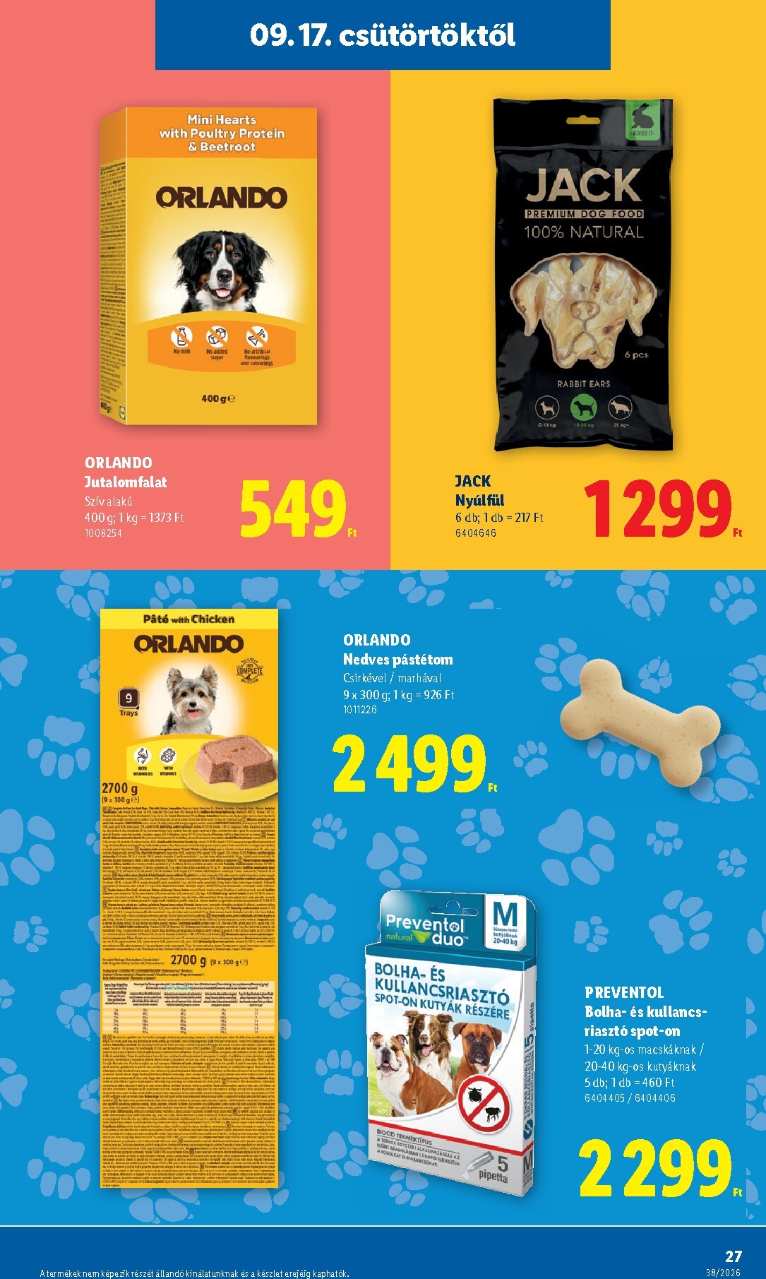 lidl - Aktuális Lidl szórólap érvényes csütörtöktől 2026.09.17.-től szerdától 2026.09.23.-ig - page: 27