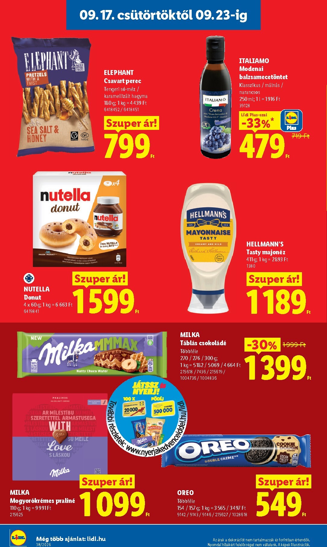 lidl - Aktuális Lidl szórólap érvényes csütörtöktől 2026.09.17.-től szerdától 2026.09.23.-ig - page: 16