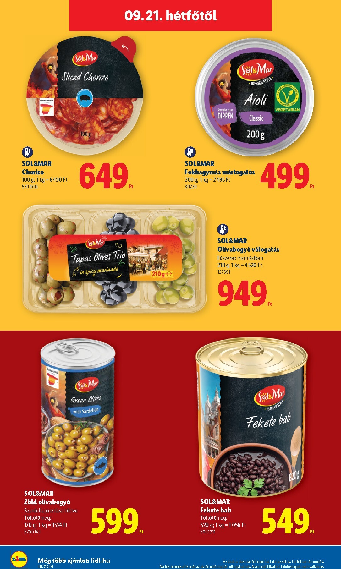 lidl - Aktuális Lidl szórólap érvényes csütörtöktől 2026.09.17.-től szerdától 2026.09.23.-ig - page: 66
