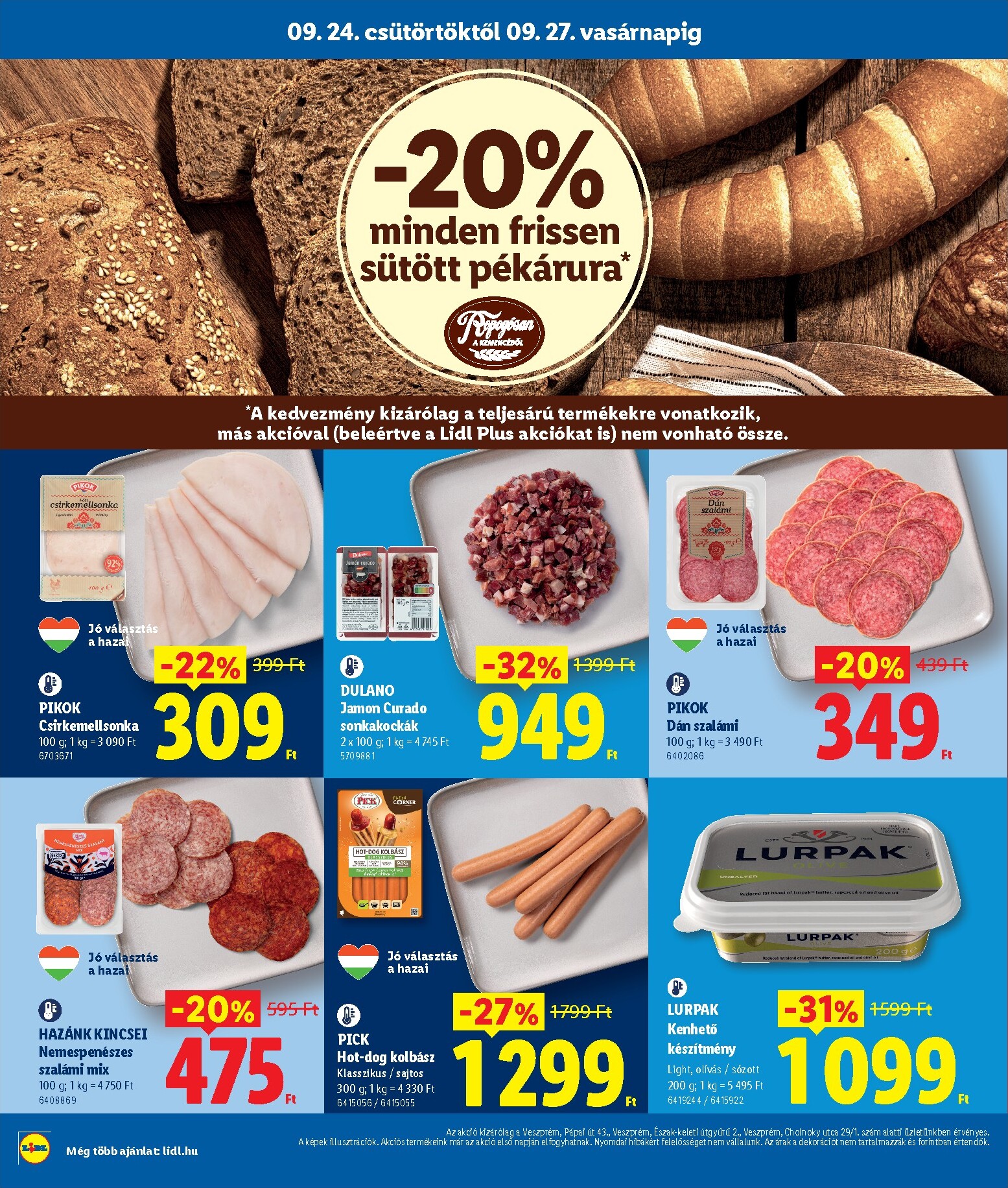 lidl - Lidl - Veszprém hirdetmény a következő hétre csütörtöktől 2026.09.24.-tól vasárnaptól 2026.09.27.-ig - page: 4