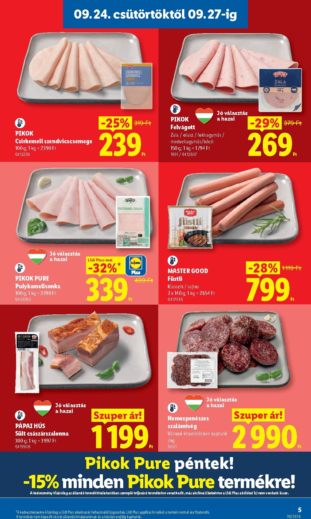 lidl - Lidl hirdetmény a következő hétre csütörtöktől 2026.09.24.-tól szerdától 2026.09.30.-ig - page: 5