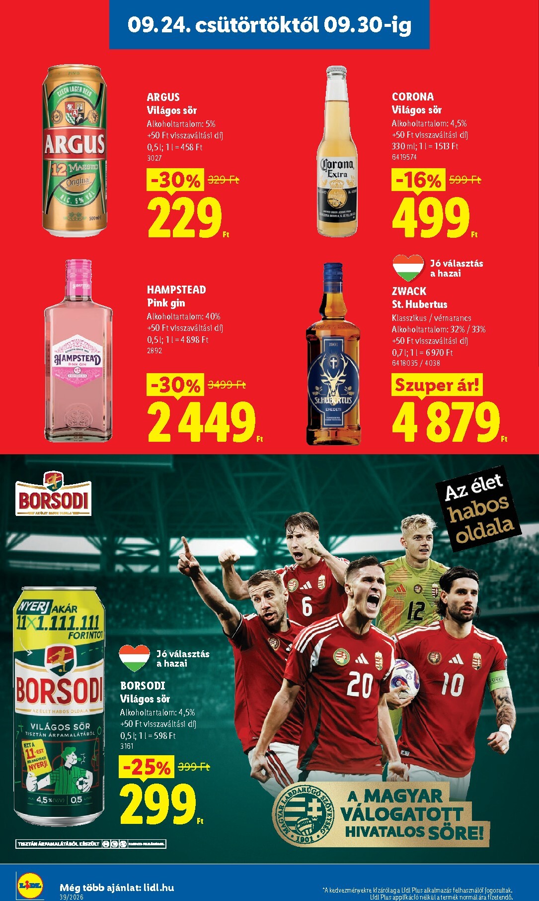 lidl - Lidl hirdetmény a következő hétre csütörtöktől 2026.09.24.-tól szerdától 2026.09.30.-ig - page: 14