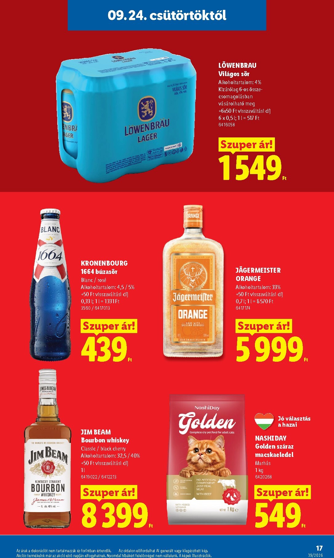 lidl - Lidl hirdetmény a következő hétre csütörtöktől 2026.09.24.-tól szerdától 2026.09.30.-ig - page: 17