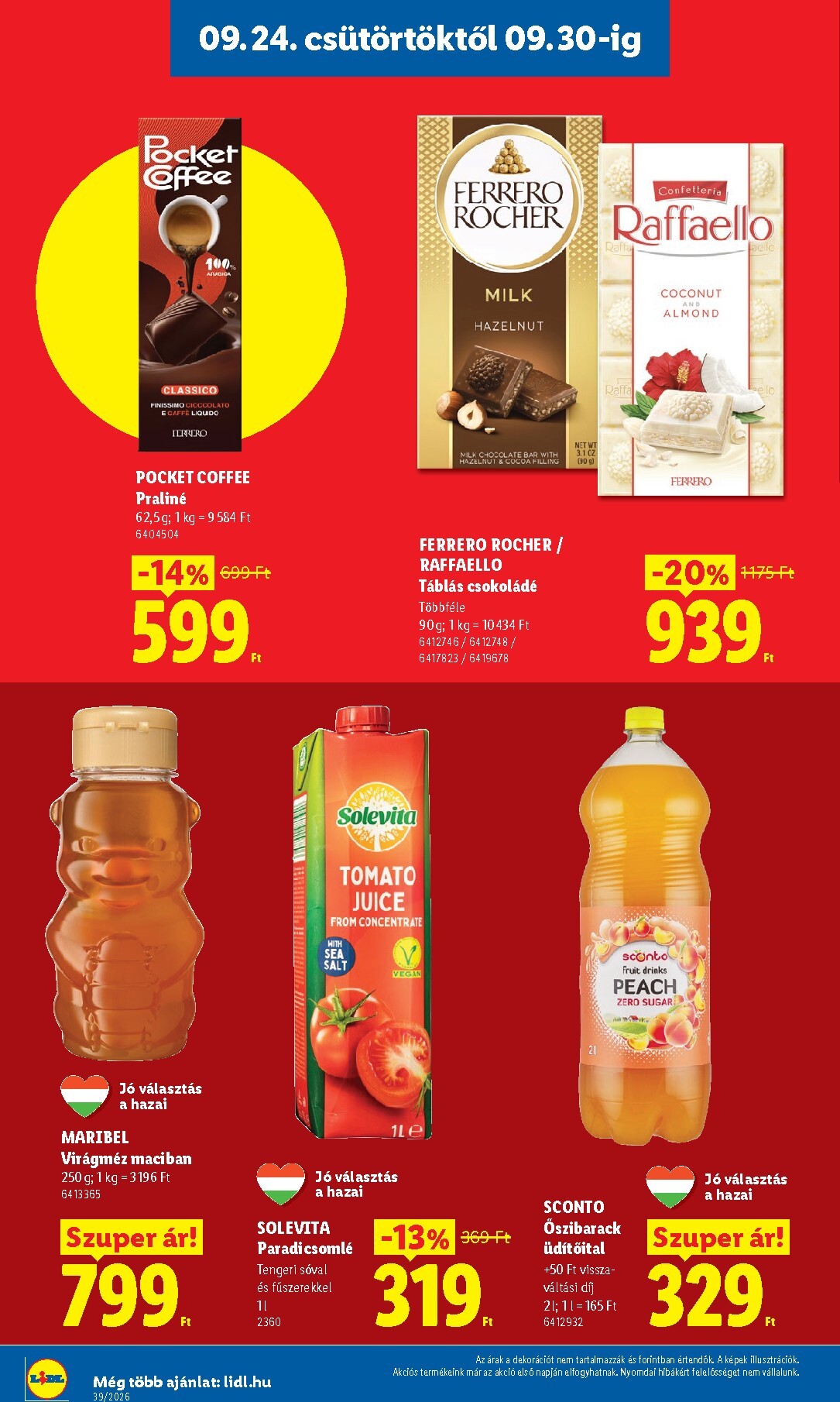 lidl - Lidl hirdetmény a következő hétre csütörtöktől 2026.09.24.-tól szerdától 2026.09.30.-ig - page: 16