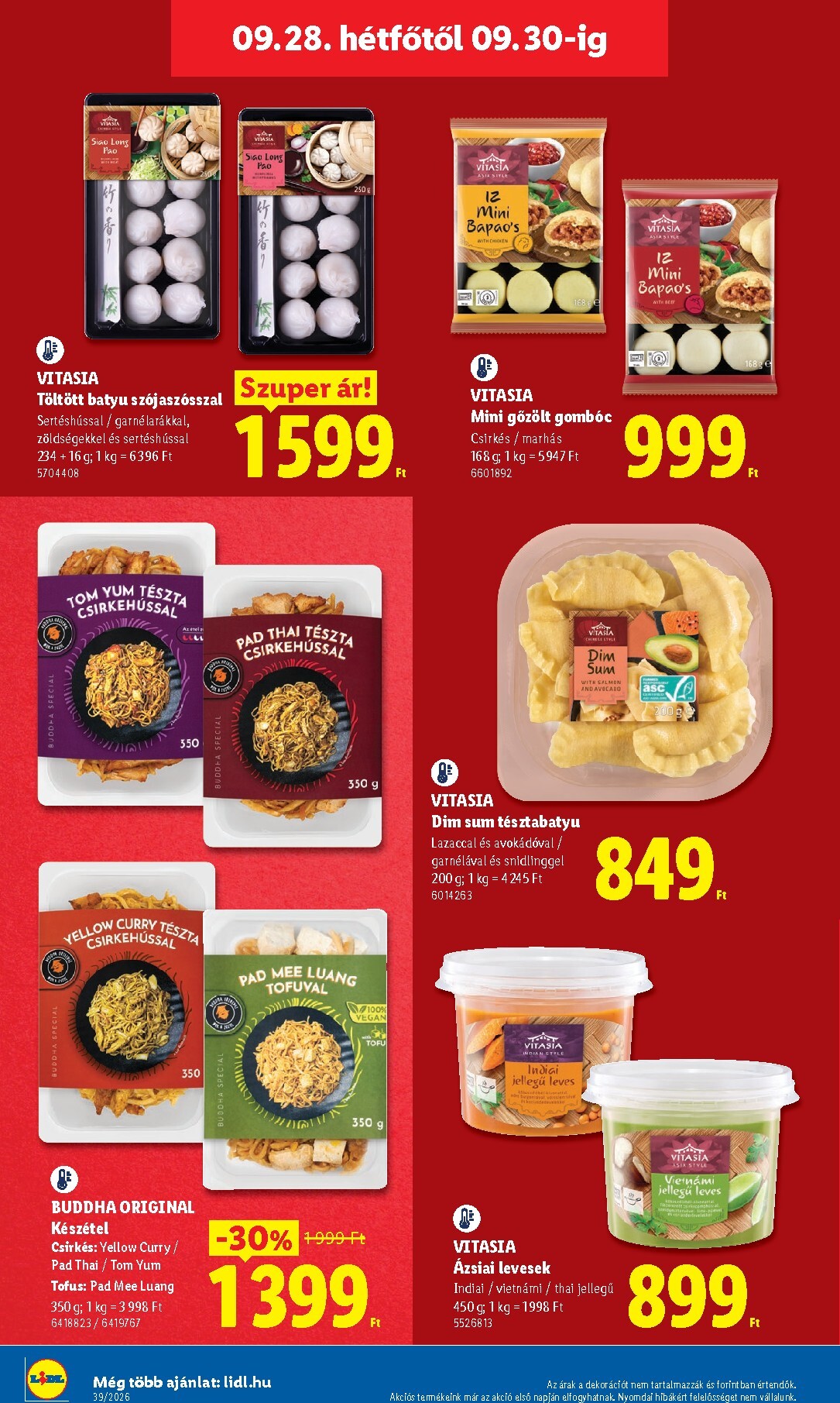 lidl - Lidl hirdetmény a következő hétre csütörtöktől 2026.09.24.-tól szerdától 2026.09.30.-ig - page: 54