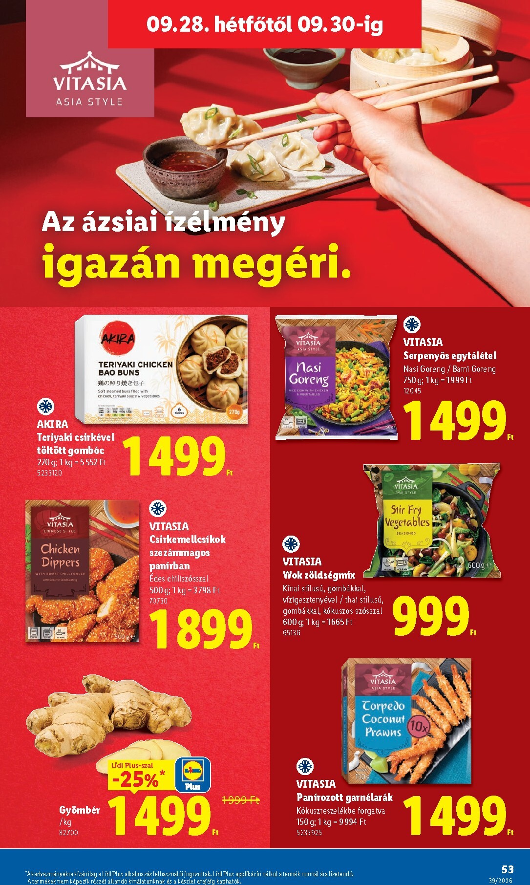 lidl - Lidl hirdetmény a következő hétre csütörtöktől 2026.09.24.-tól szerdától 2026.09.30.-ig - page: 53