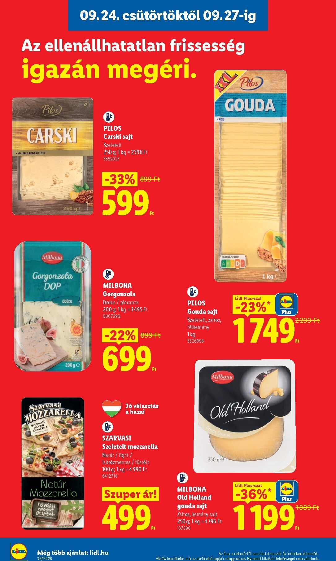 lidl - Lidl hirdetmény a következő hétre csütörtöktől 2026.09.24.-tól szerdától 2026.09.30.-ig - page: 6