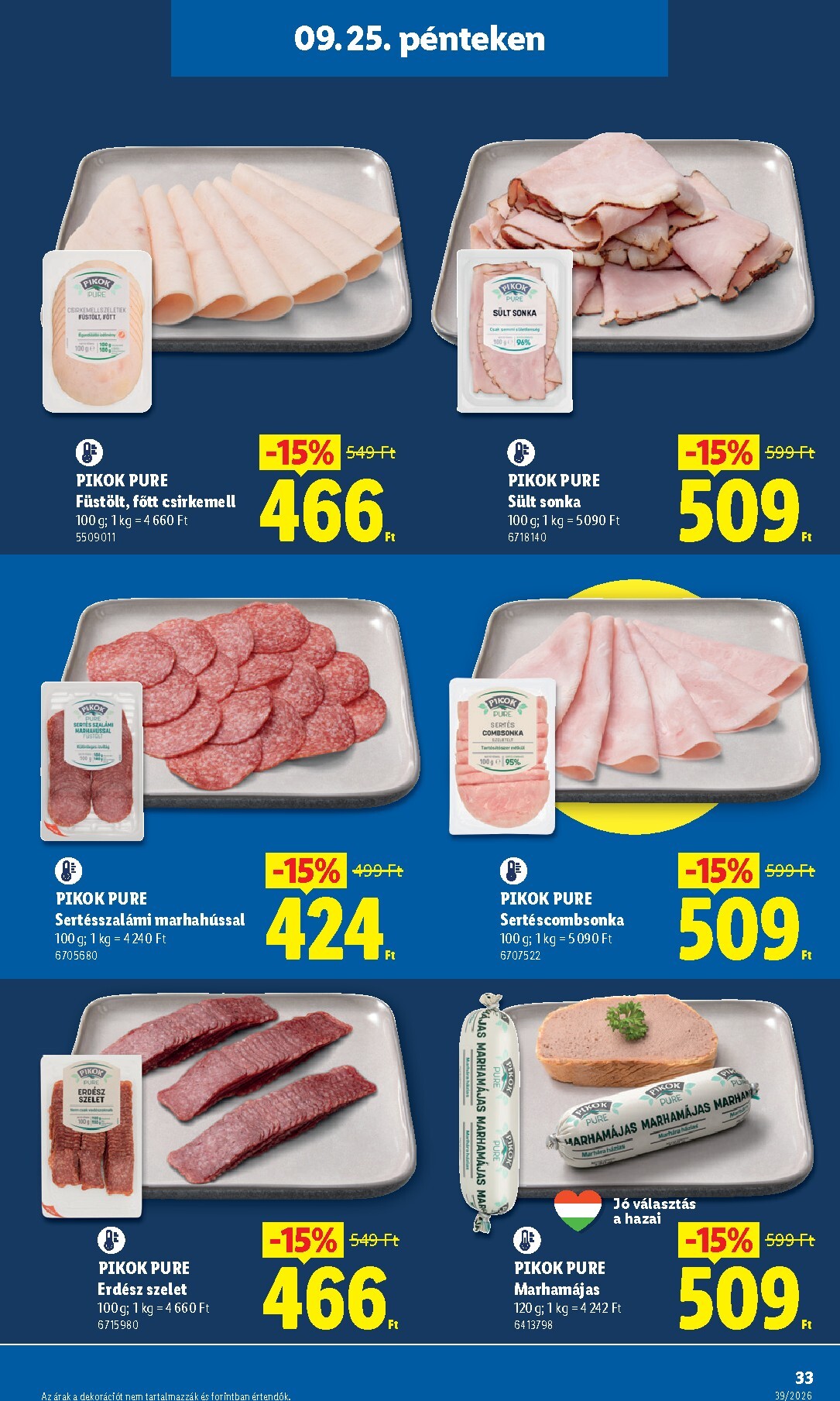 lidl - Lidl hirdetmény a következő hétre csütörtöktől 2026.09.24.-tól szerdától 2026.09.30.-ig - page: 33