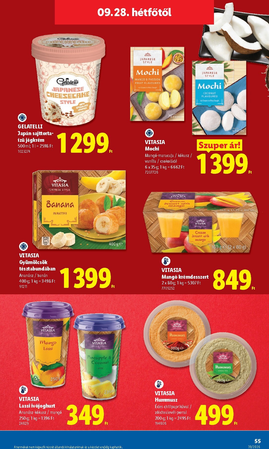 lidl - Lidl hirdetmény a következő hétre csütörtöktől 2026.09.24.-tól szerdától 2026.09.30.-ig - page: 55