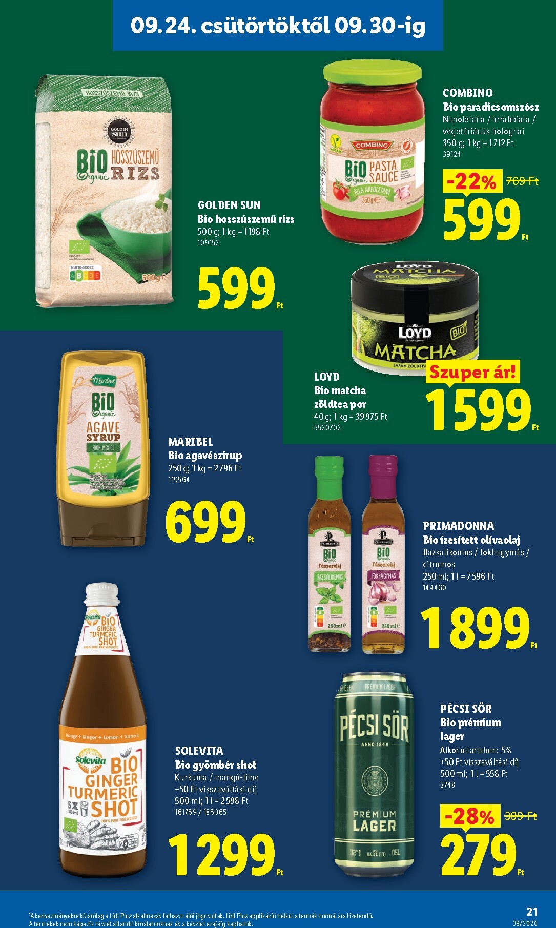 lidl - Lidl hirdetmény a következő hétre csütörtöktől 2026.09.24.-tól szerdától 2026.09.30.-ig - page: 21